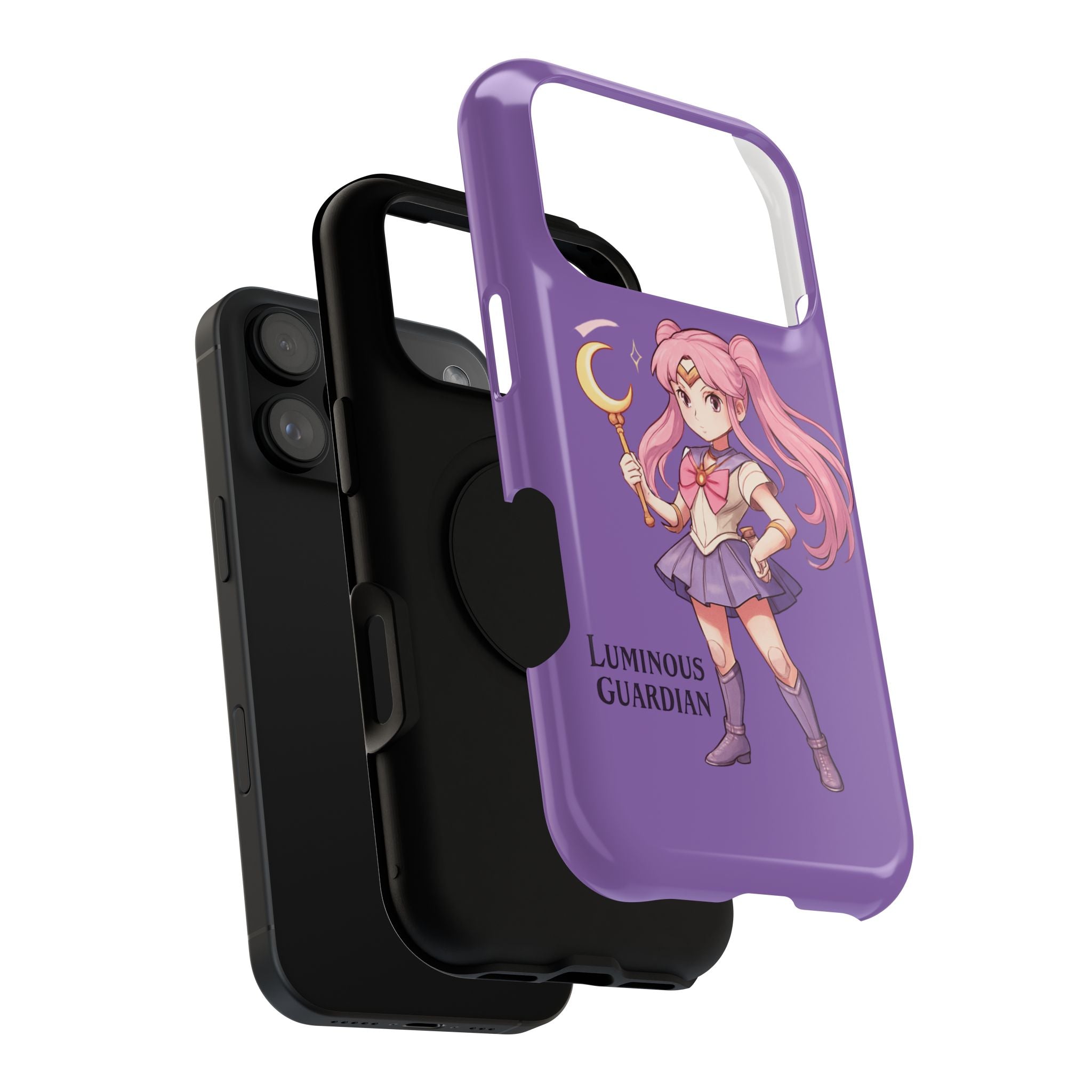 Luminous Guardian Phone Case, Impact-Resistant