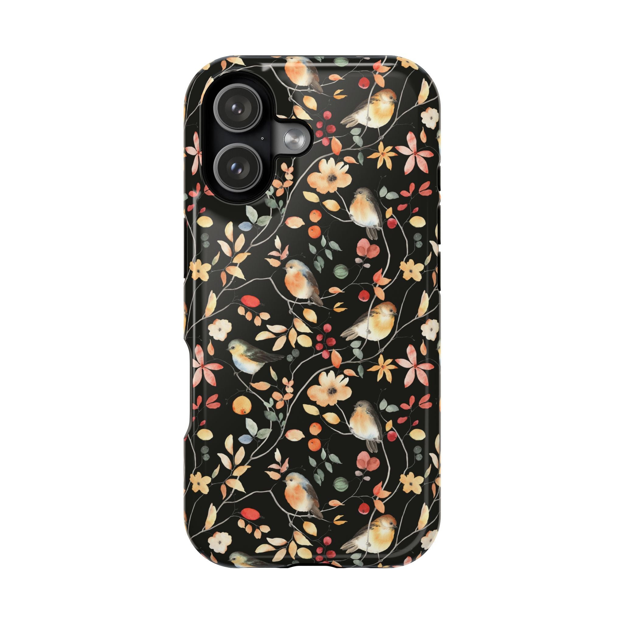 Floral Impact-Resistant Phone Case