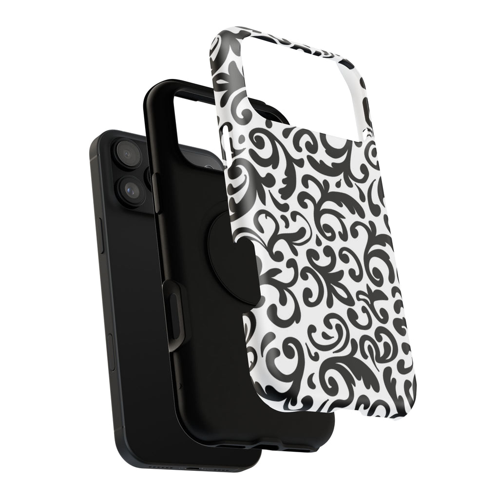 Stylish Black & White Design Phone Case