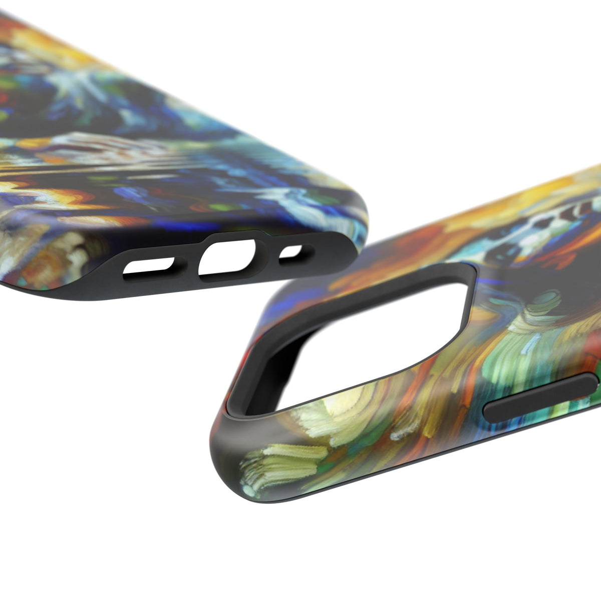 Impact-Resistant Phone Case — Colorful Surreal Mermaid Art