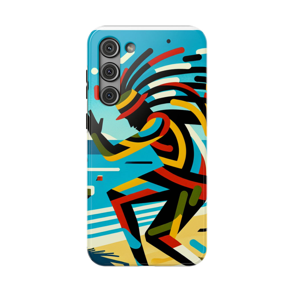 Vibrant Tribal Runner Impact Resistant Phone Case