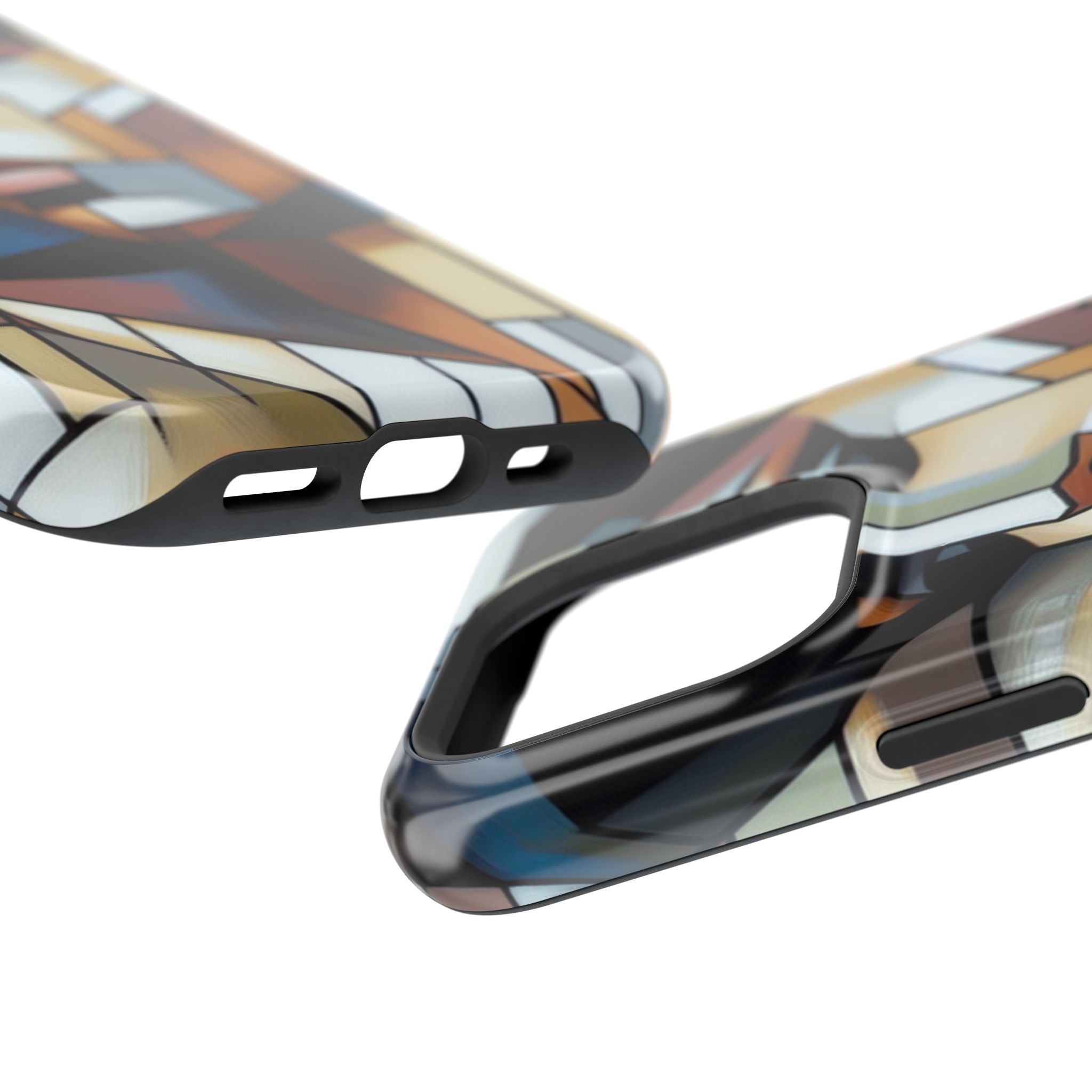 Impact Resistant Phone Case -Woman Looking Side Abstract