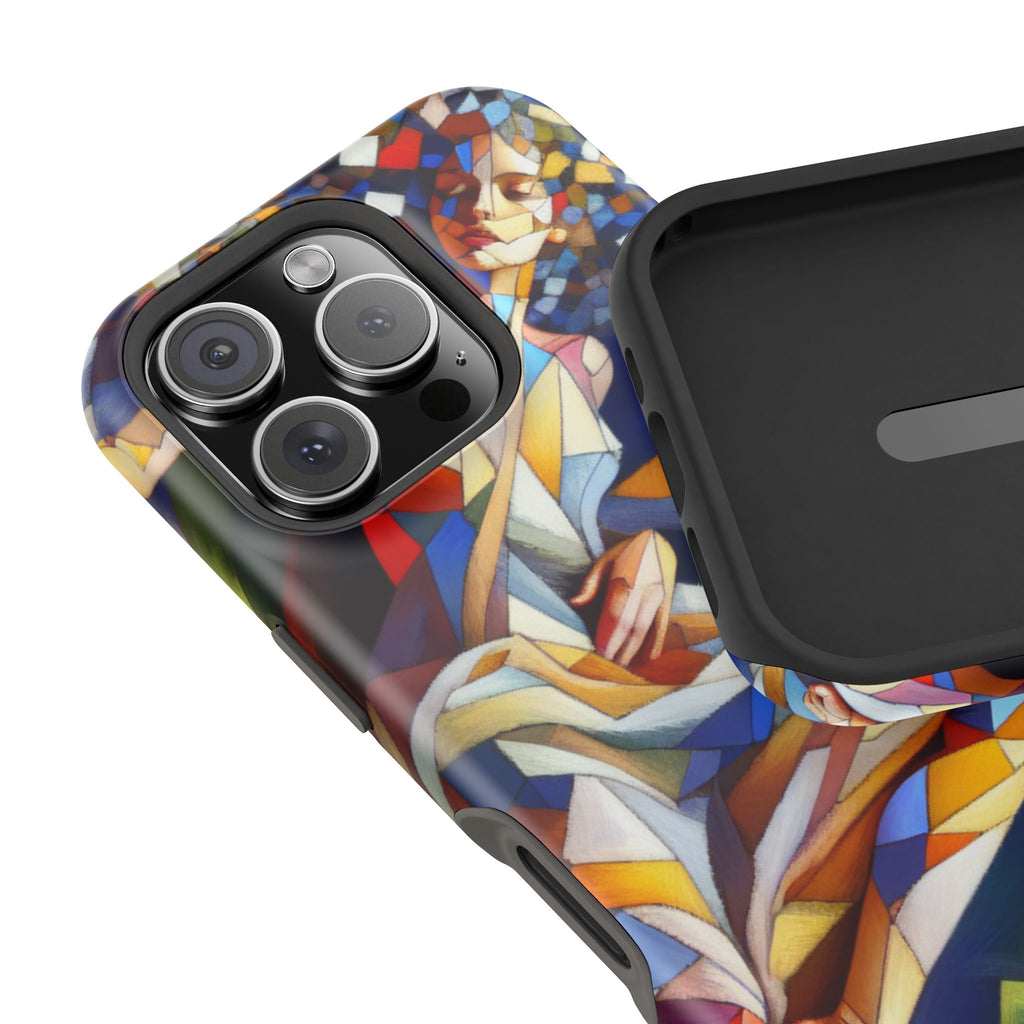Impact Resistant Phone Case - Beautiful Woman Abstract Design