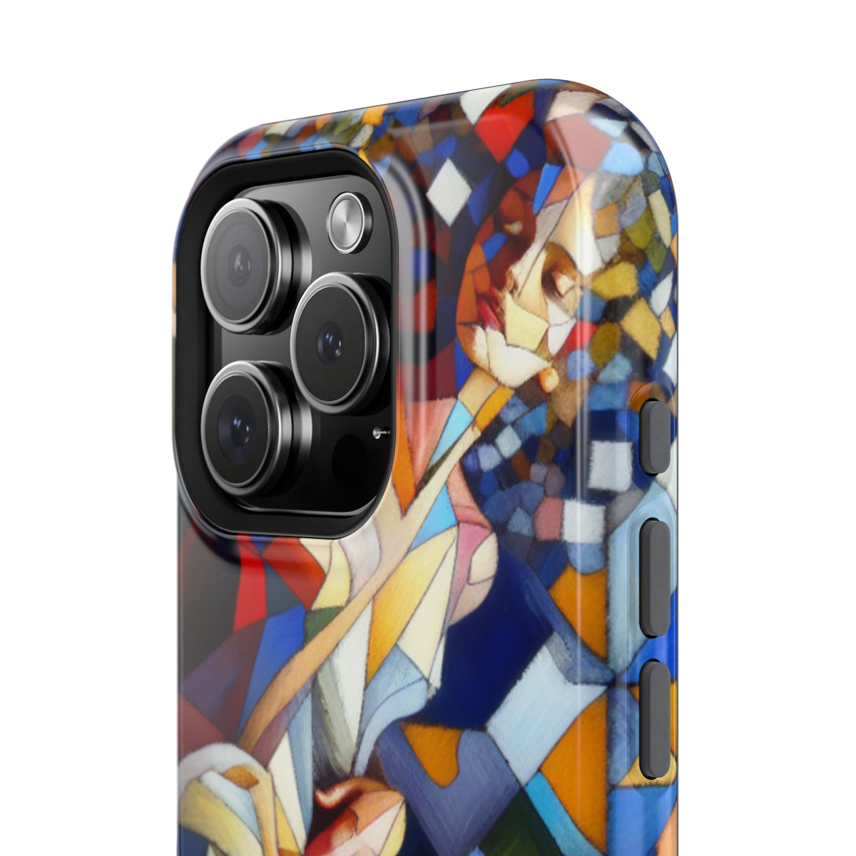 Stained Glass Angel Phone Case - Impact Resistant Art Phone Cover