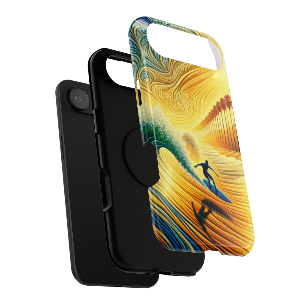 Surfer Sunrise Impact-Resistant Phone Case