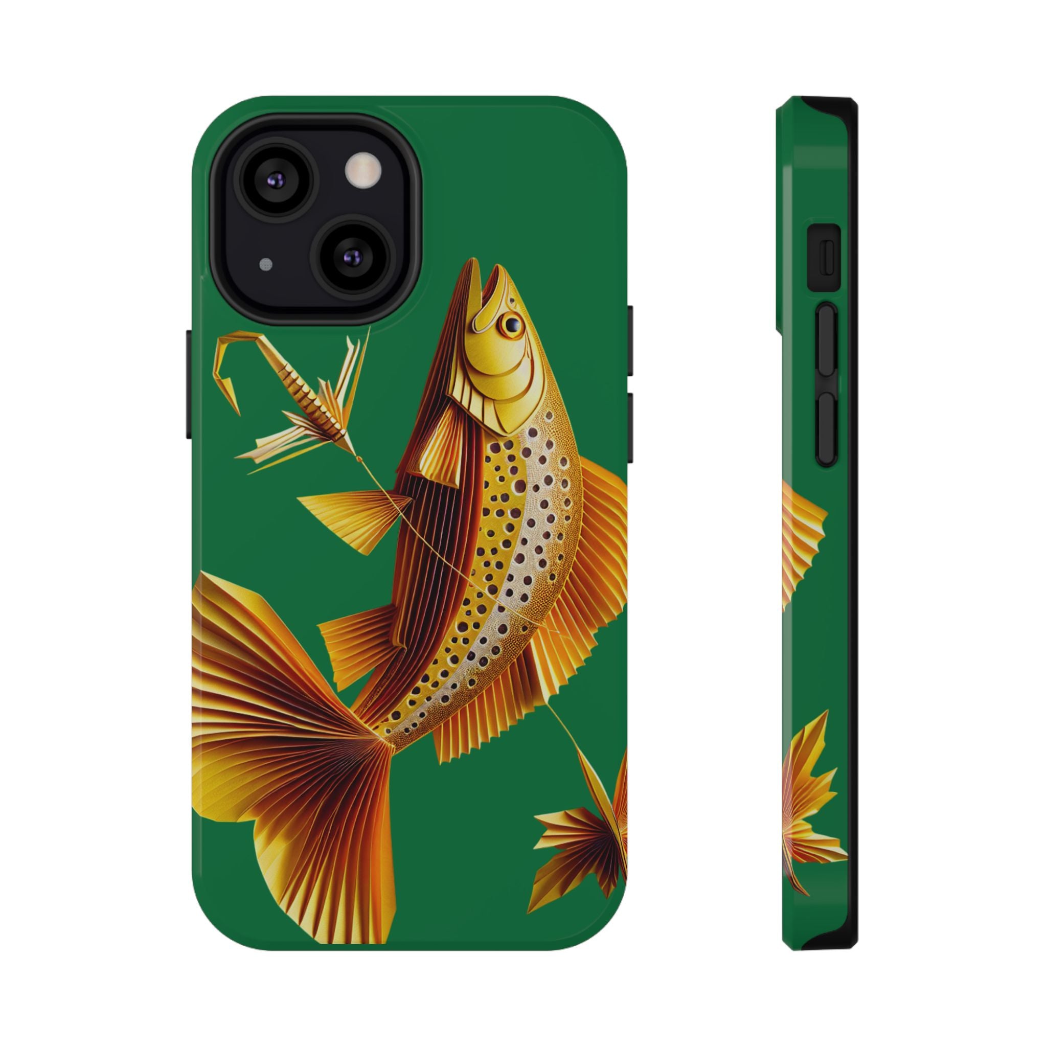 Impact Resistant Phone Case,  Lucky Charm Fish, Outdoor Enthusiast Gift