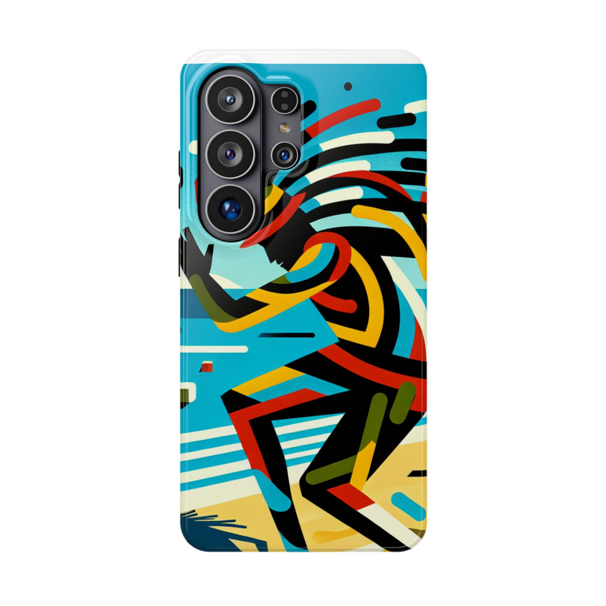 Vibrant Tribal Runner Impact Resistant Phone Case