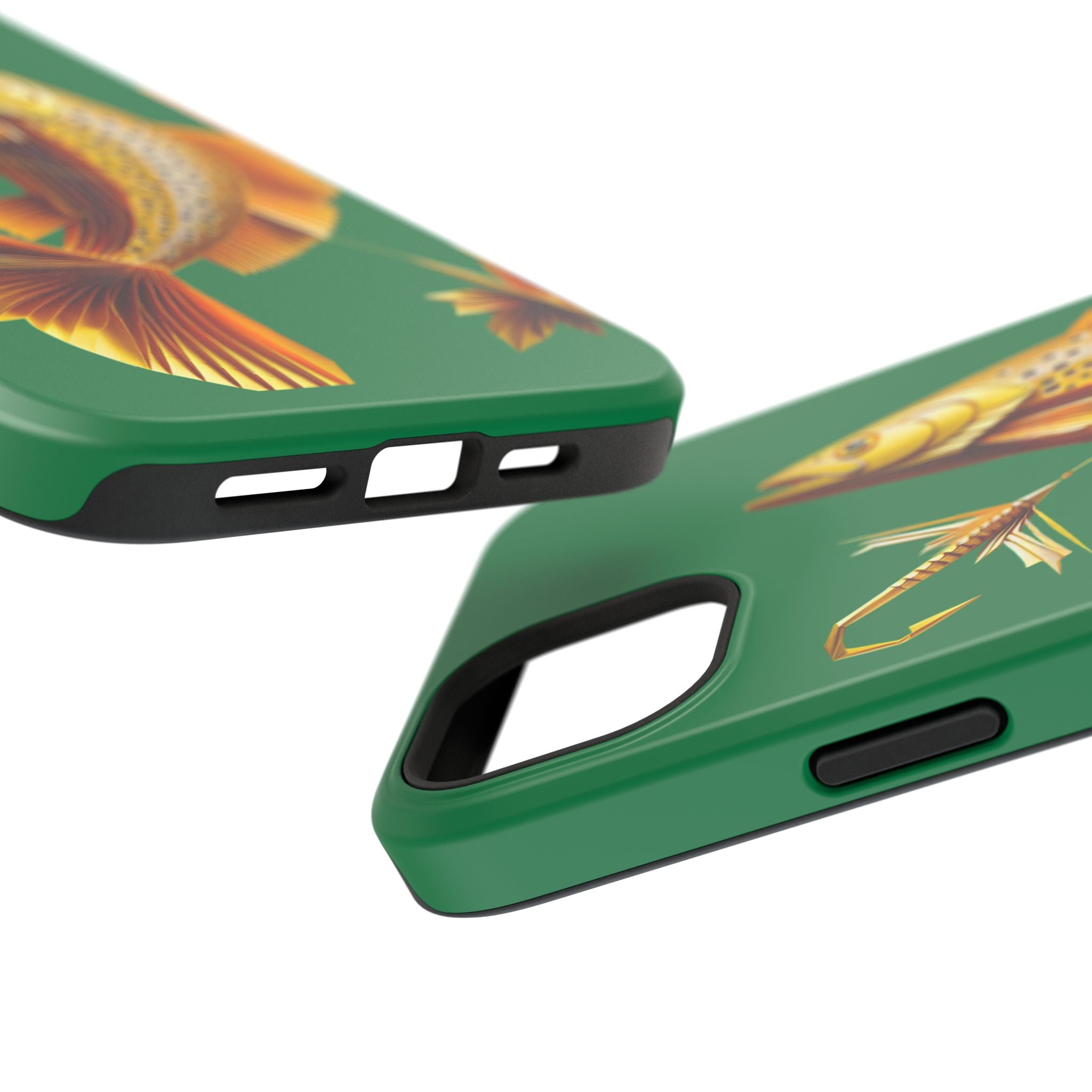 Impact Resistant Phone Case,  Lucky Charm Fish, Outdoor Enthusiast Gift