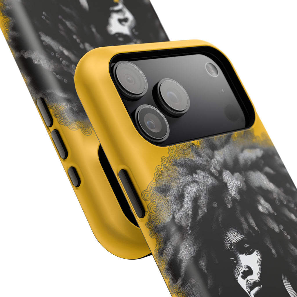Bold African Art Impact Resistant  Phone Case