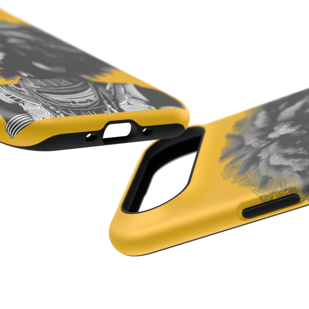 Bold African Art Impact Resistant  Phone Case
