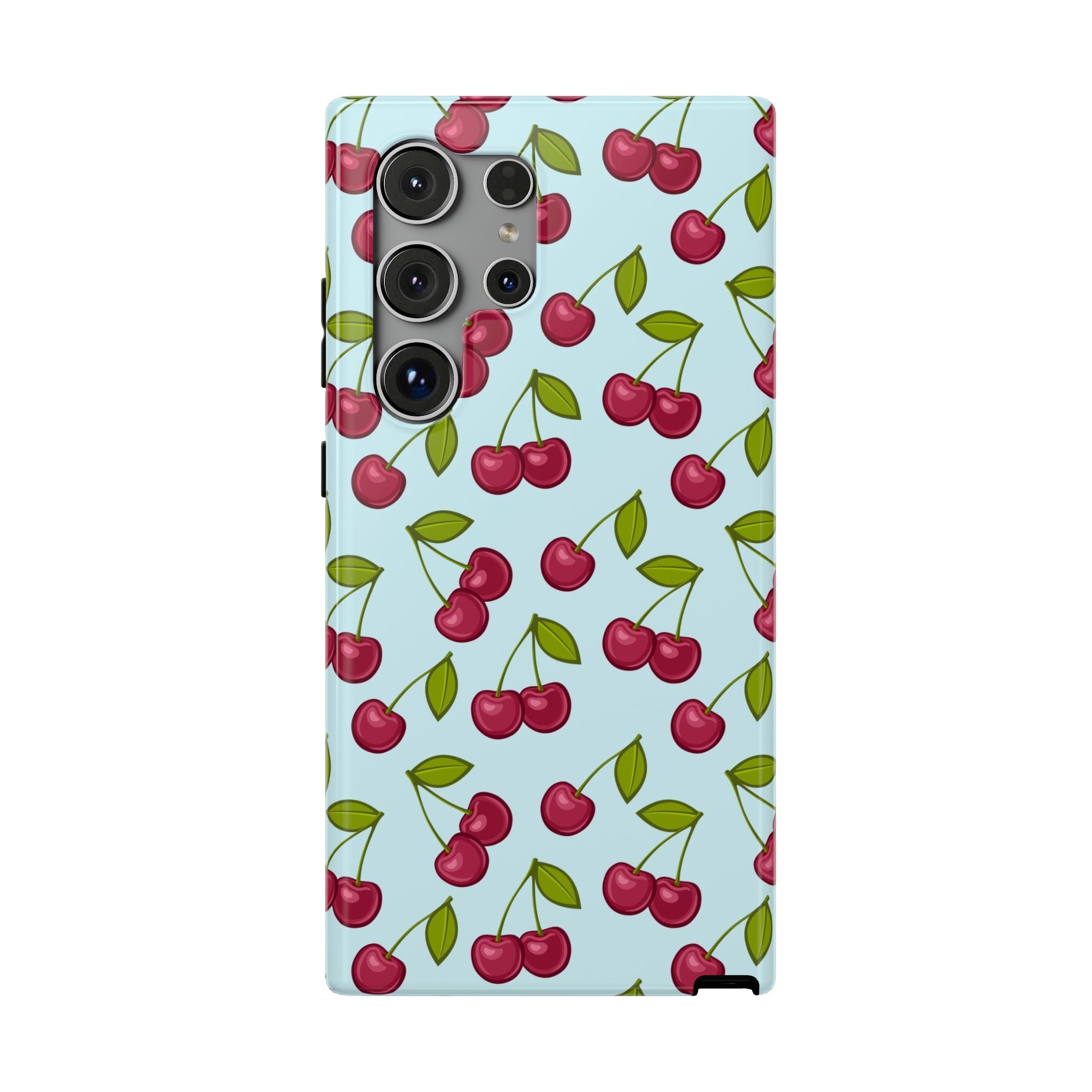 Cherry Pattern Phone Case, Cute Cherry