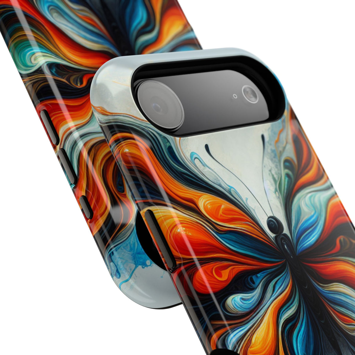 Vibrant Butterfly Impact Resistant Phone Case Unique Gift for Nature Lovers
