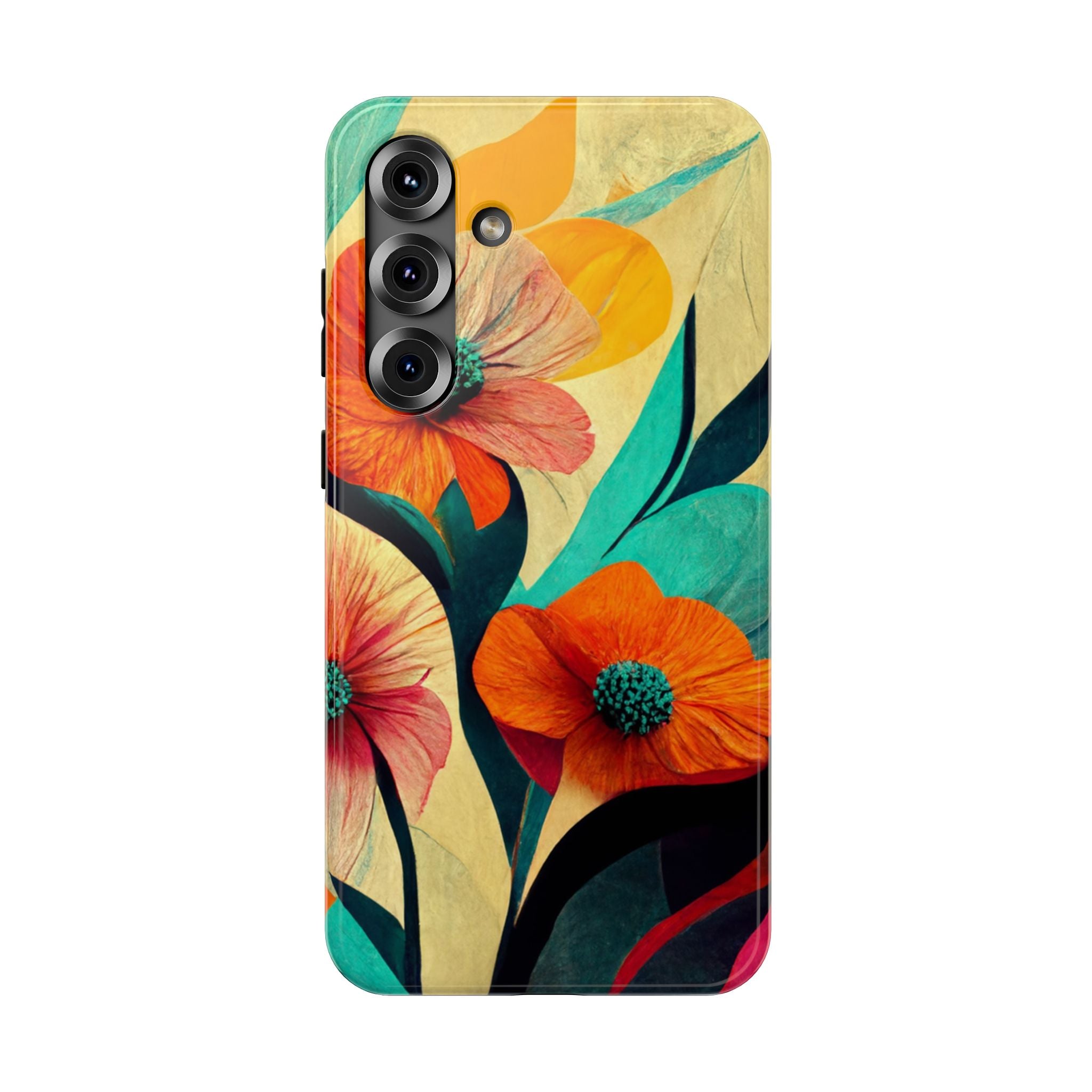 Floral Impact-Resistant Phone Case
