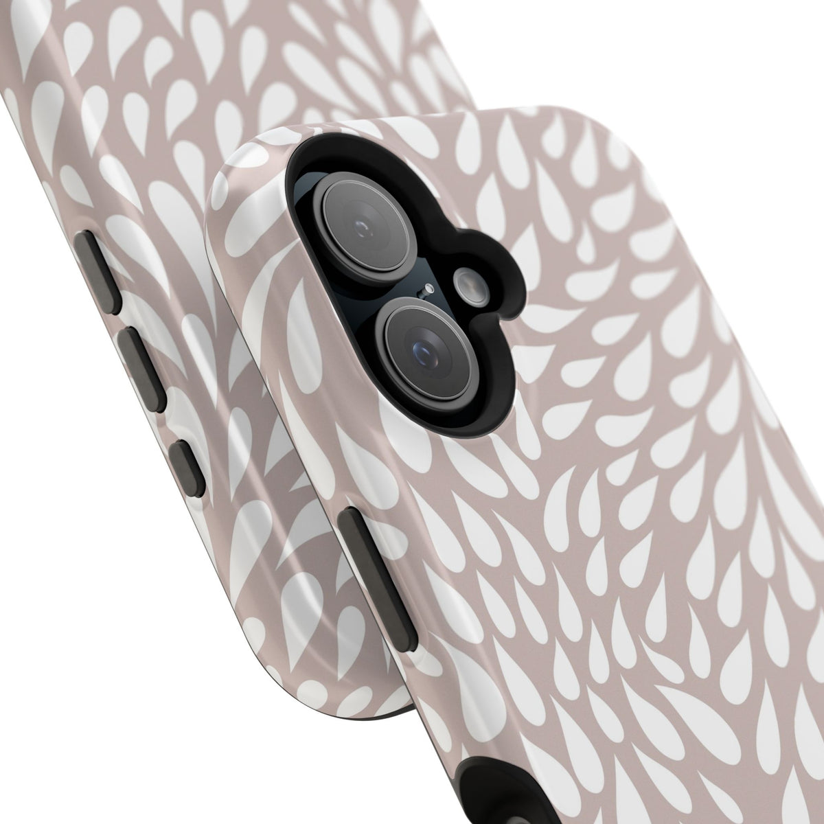 Neutral Petal Teardrop Design Magnetic Durable Phone Case for iPhone/Samsung