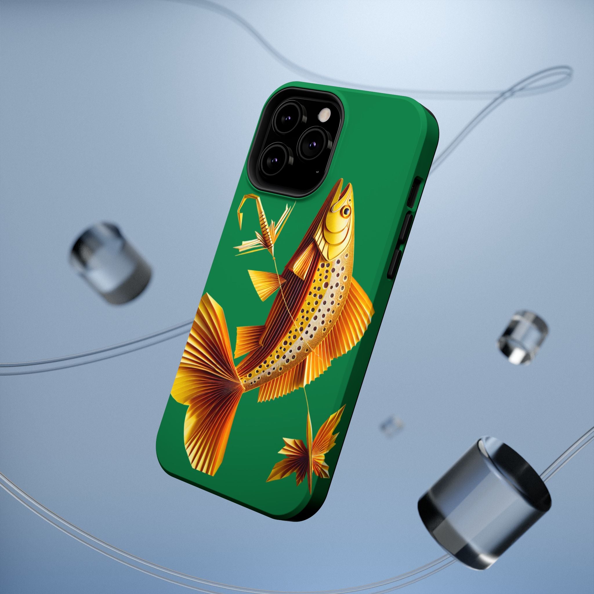 Impact Resistant Phone Case,  Lucky Charm Fish, Outdoor Enthusiast Gift
