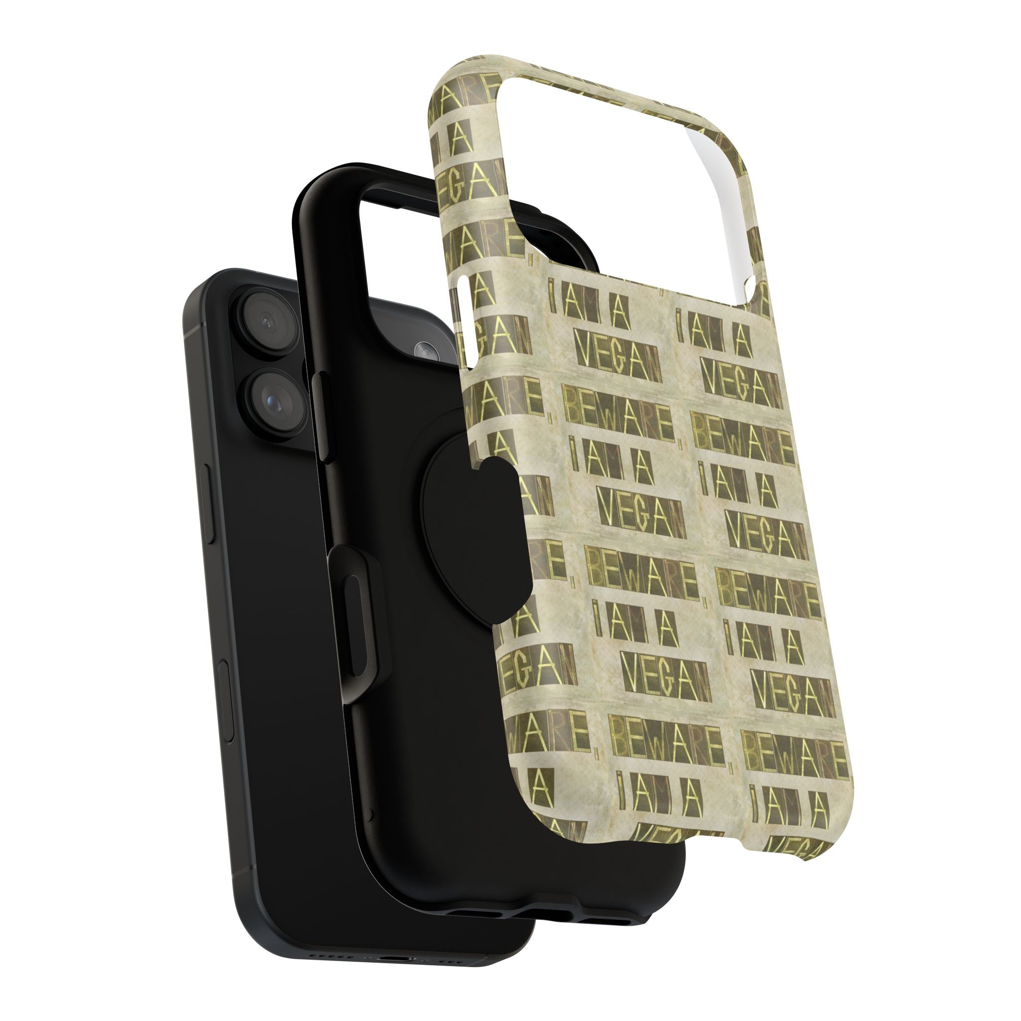 Vegan Message Phone Case | Impact-Resistant
