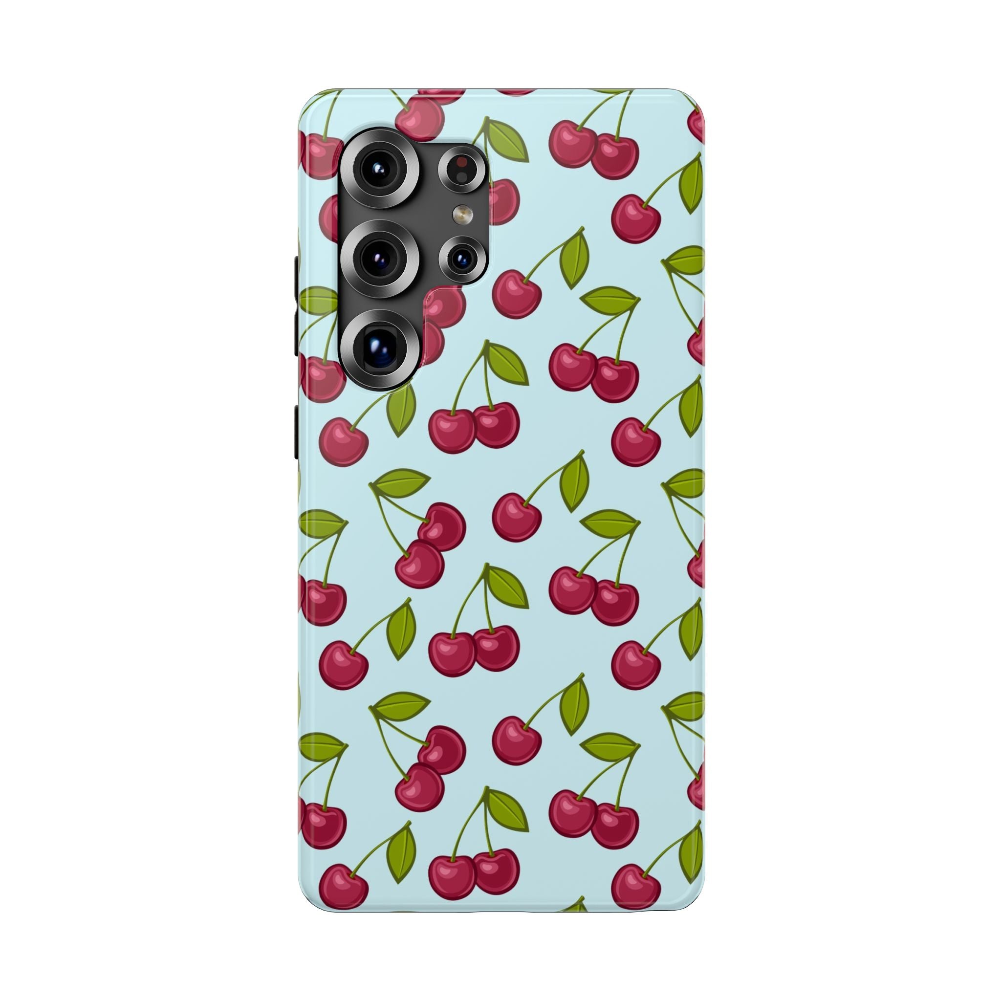 Cherry Pattern Phone Case, Cute Cherry
