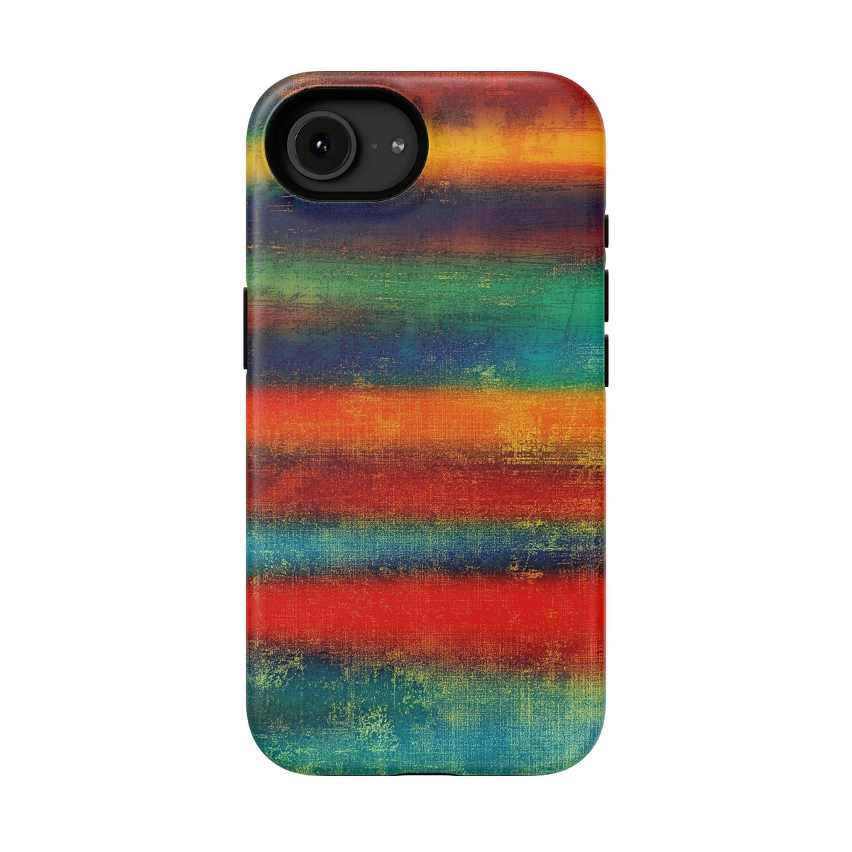 Colorful Striped Impact-Resistant Newest iPhone Protective Cover