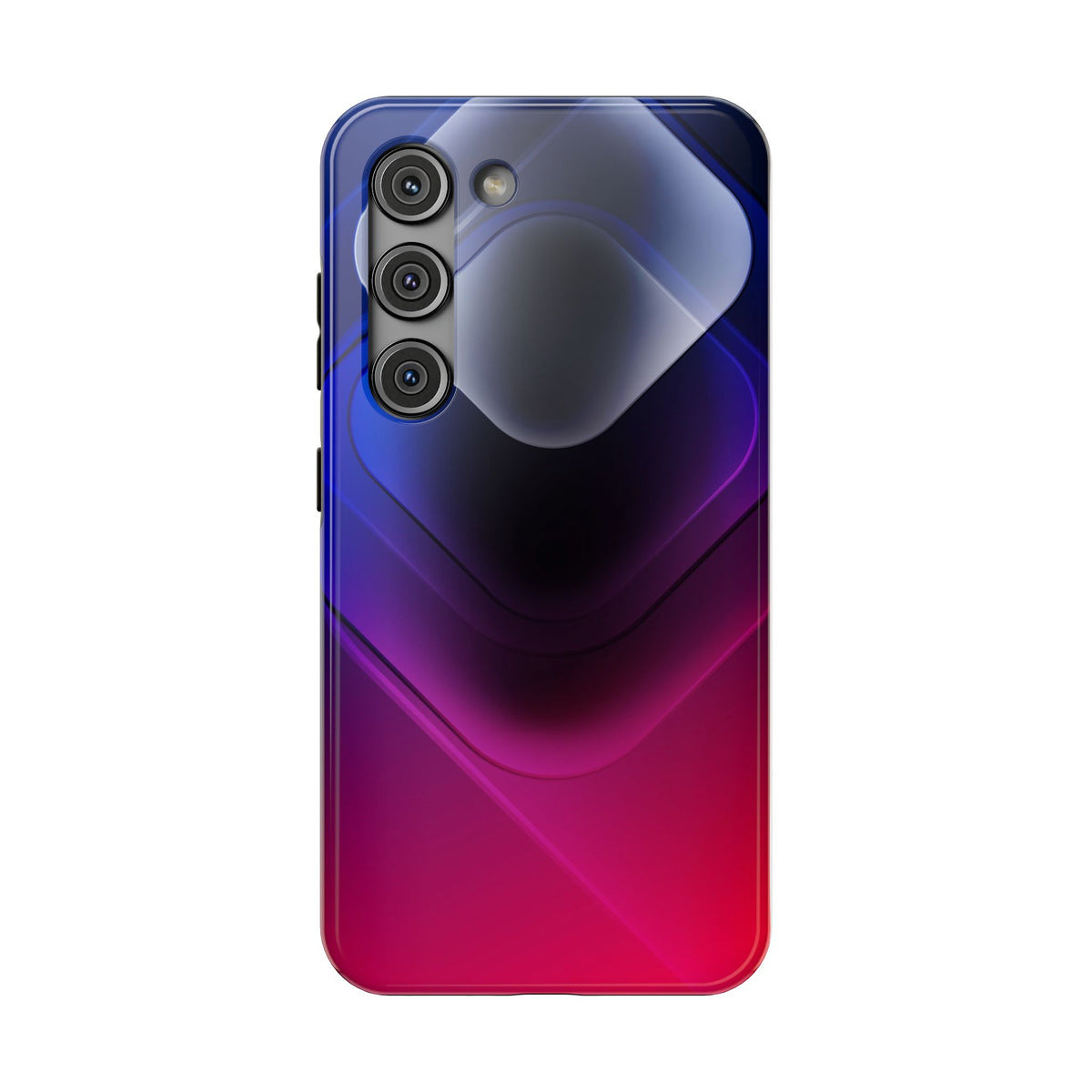 Impact-Resistant Phone Case — Gradient Blue to Magenta Protective Cover