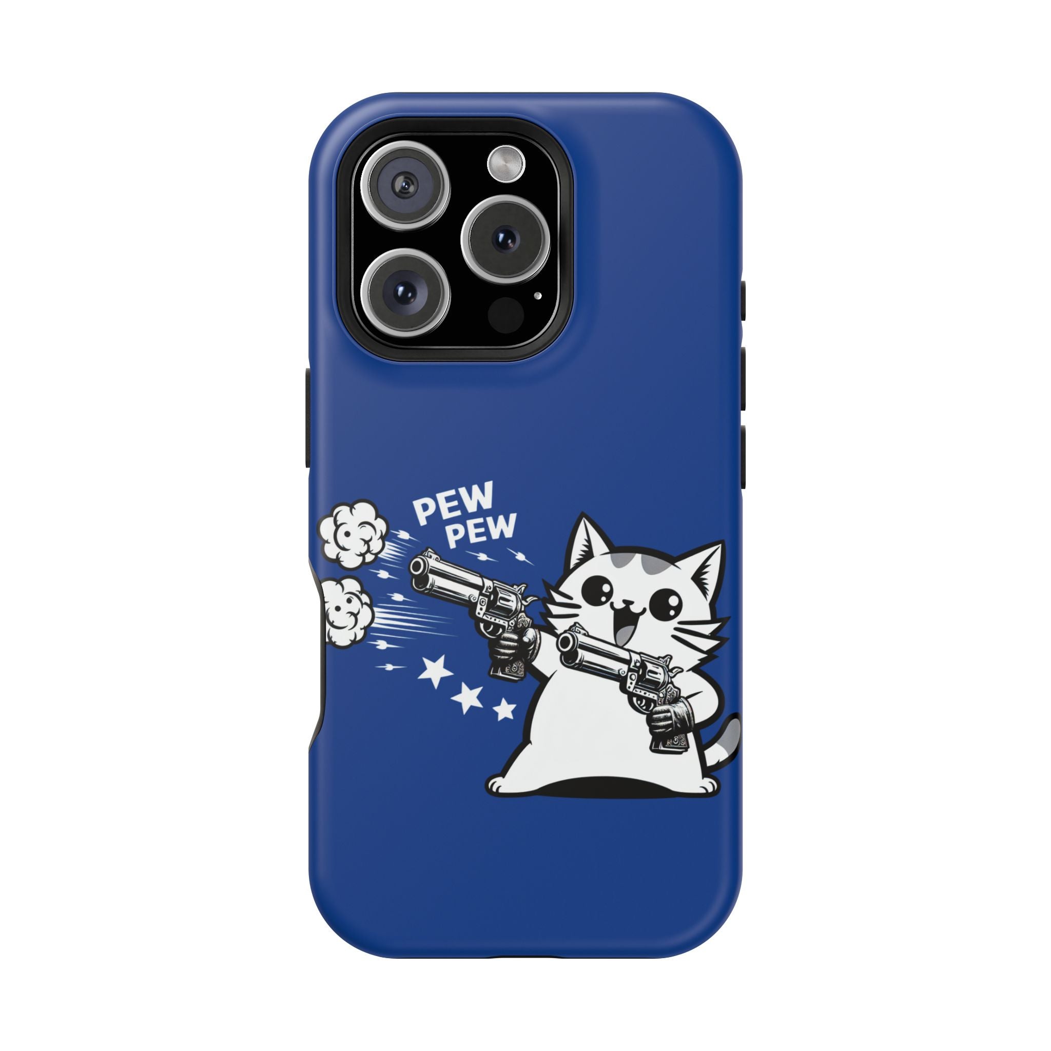 Kitty Pew Pew Impact Resistant Phone Case