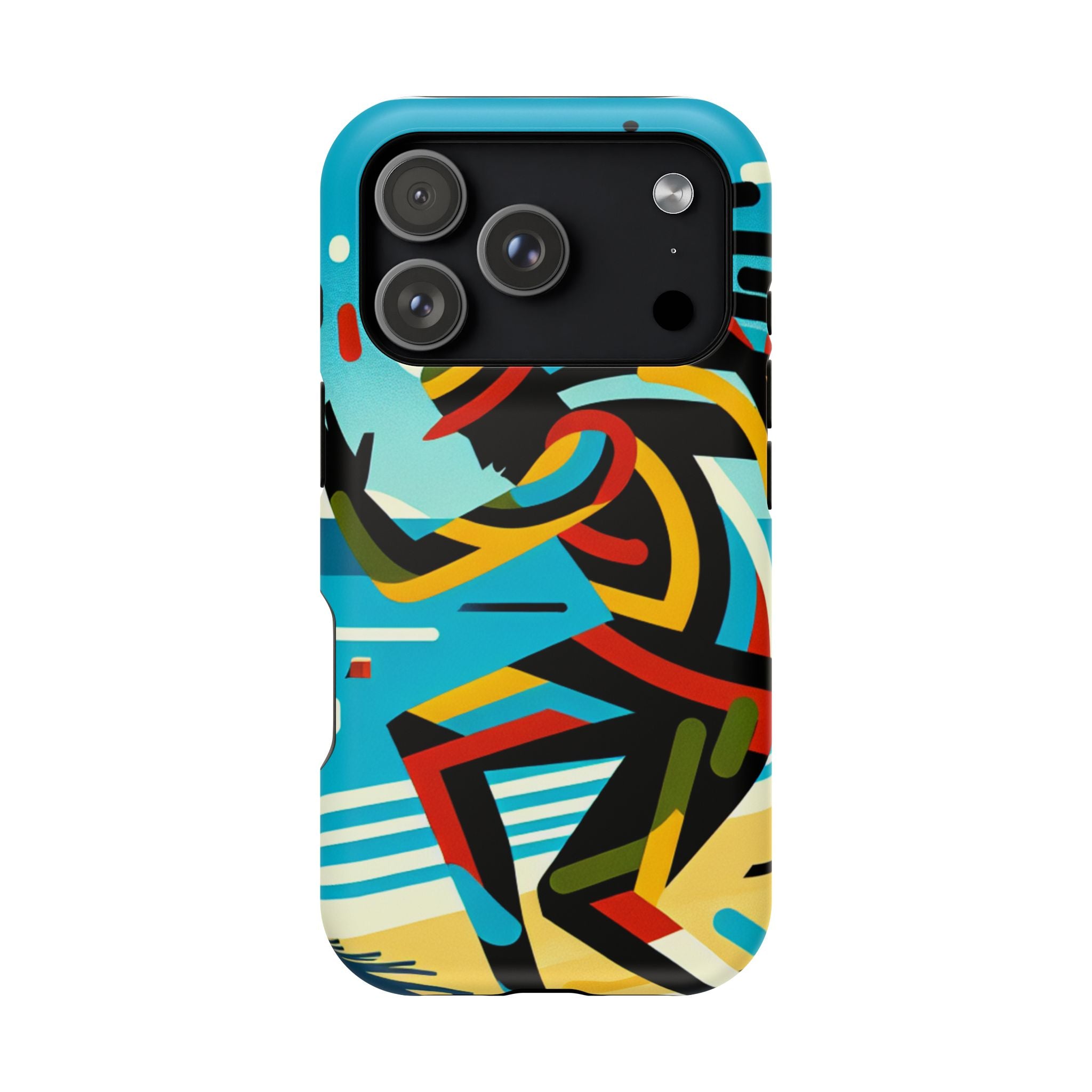 Vibrant Tribal Runner Impact Resistant Phone Case