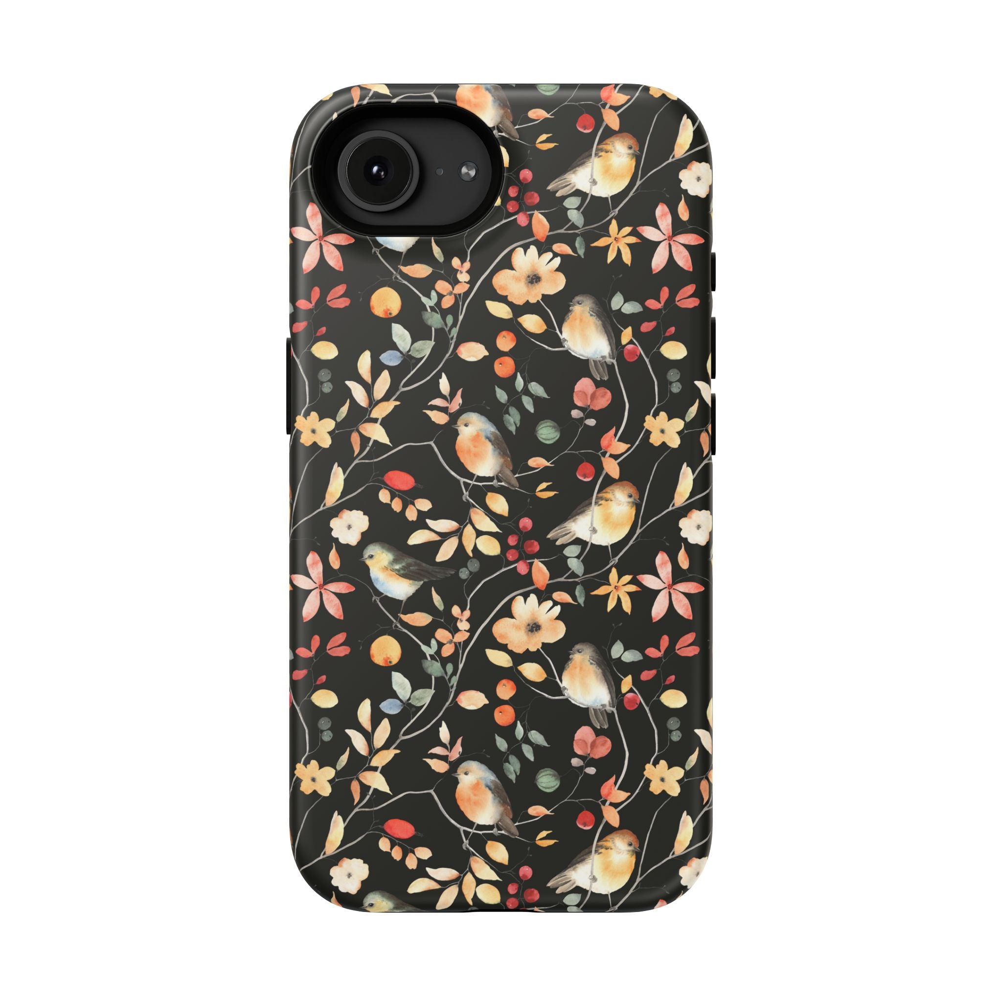 Floral Impact-Resistant Phone Case