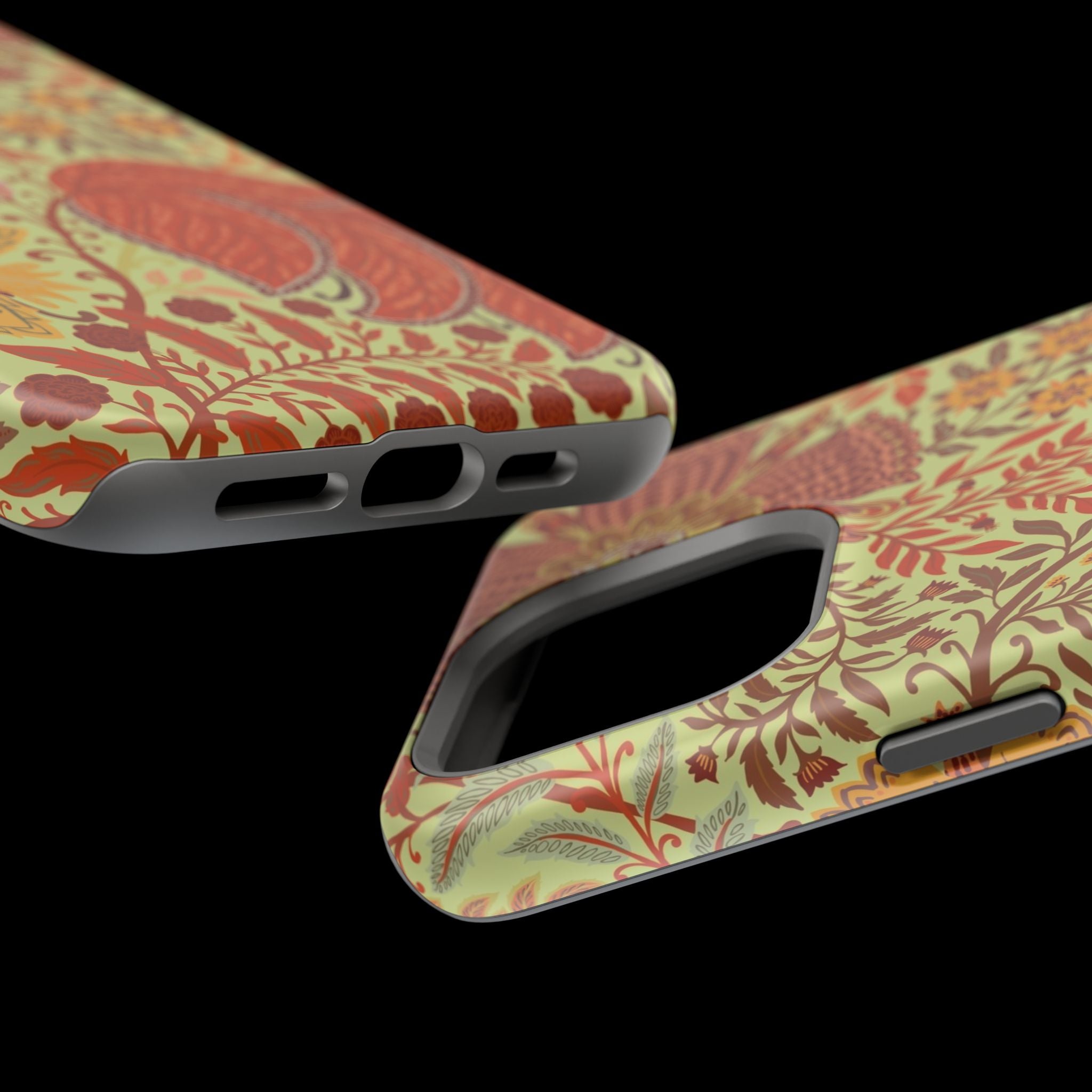 Floral Paisley Magnetic Impact-Resistant Phone Case