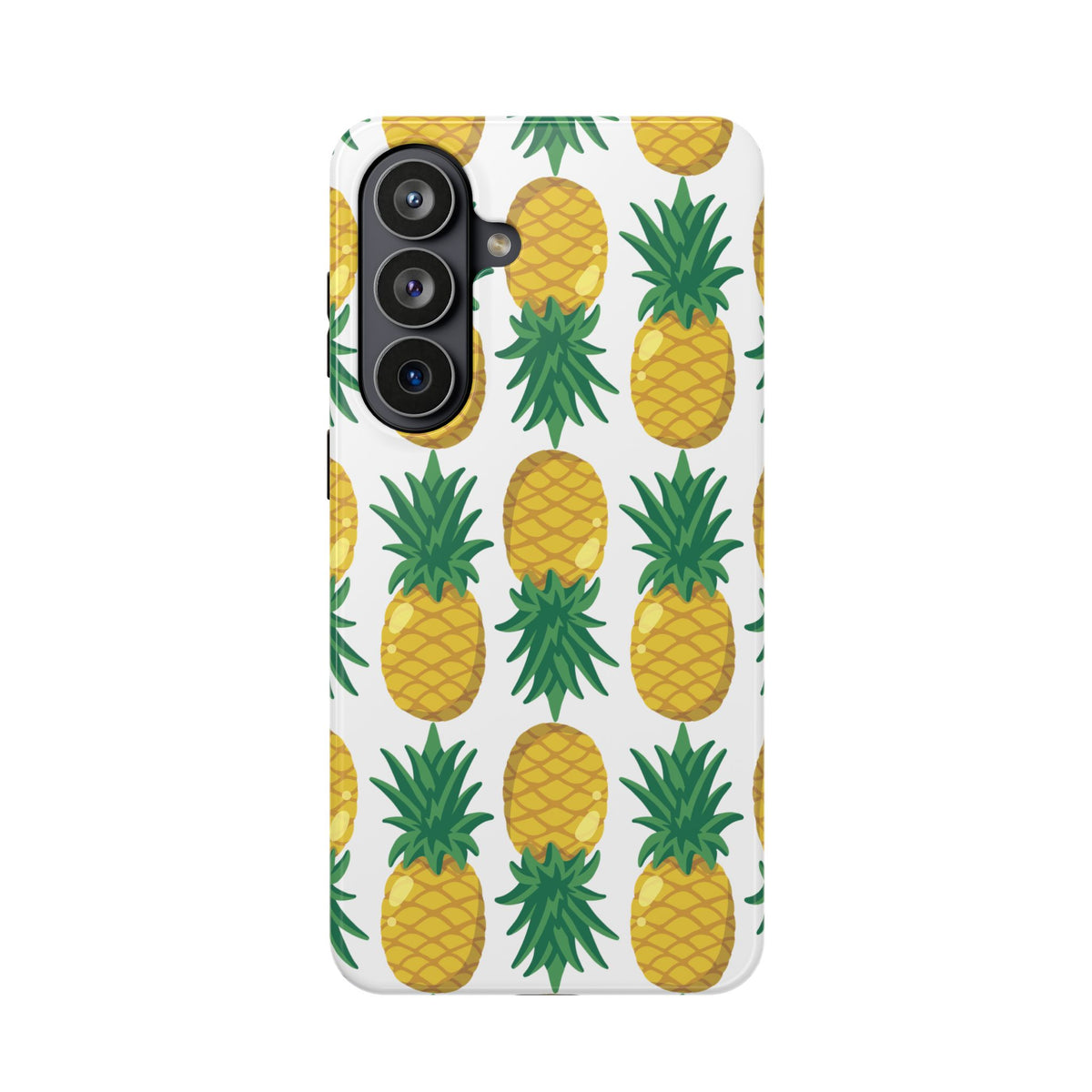 Pineapple Print Phone Case - Impact-Resistant