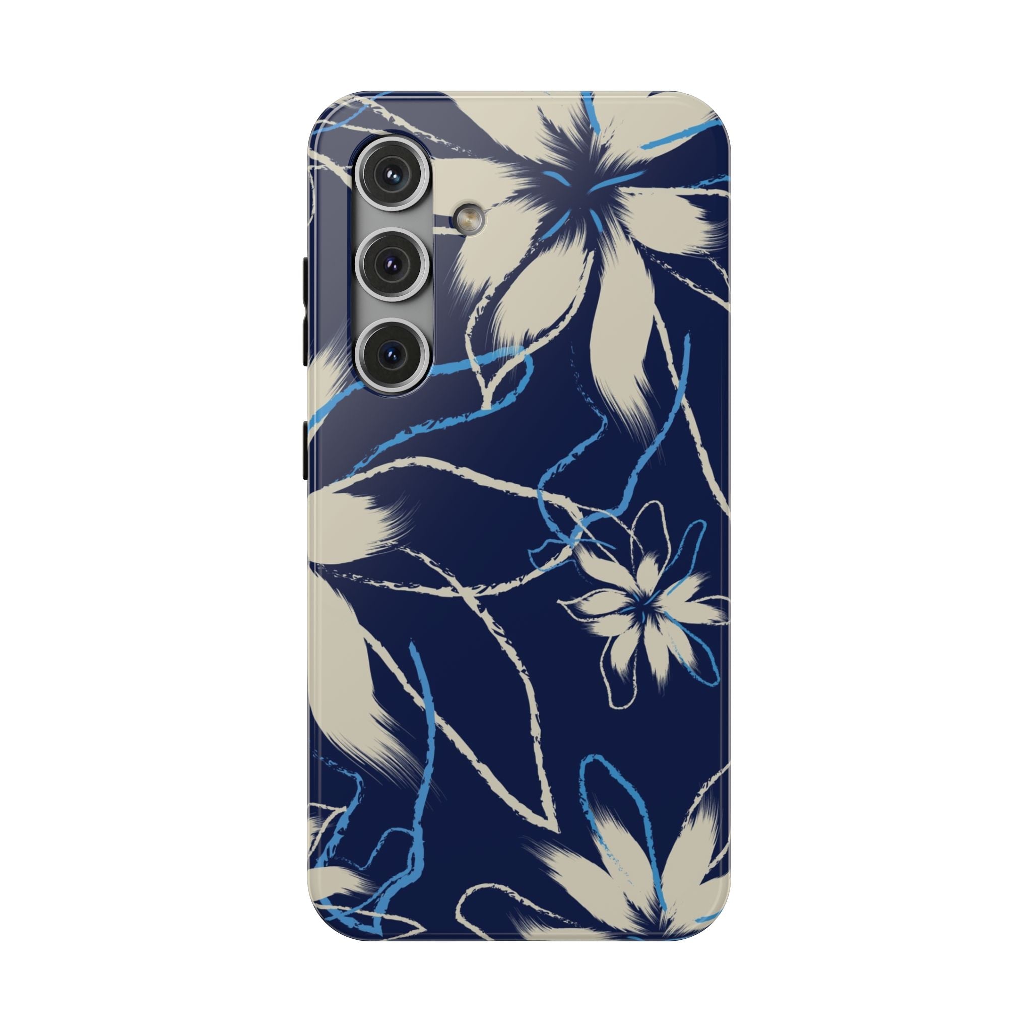 Floral Impact-Resistant Phone Case, Durable