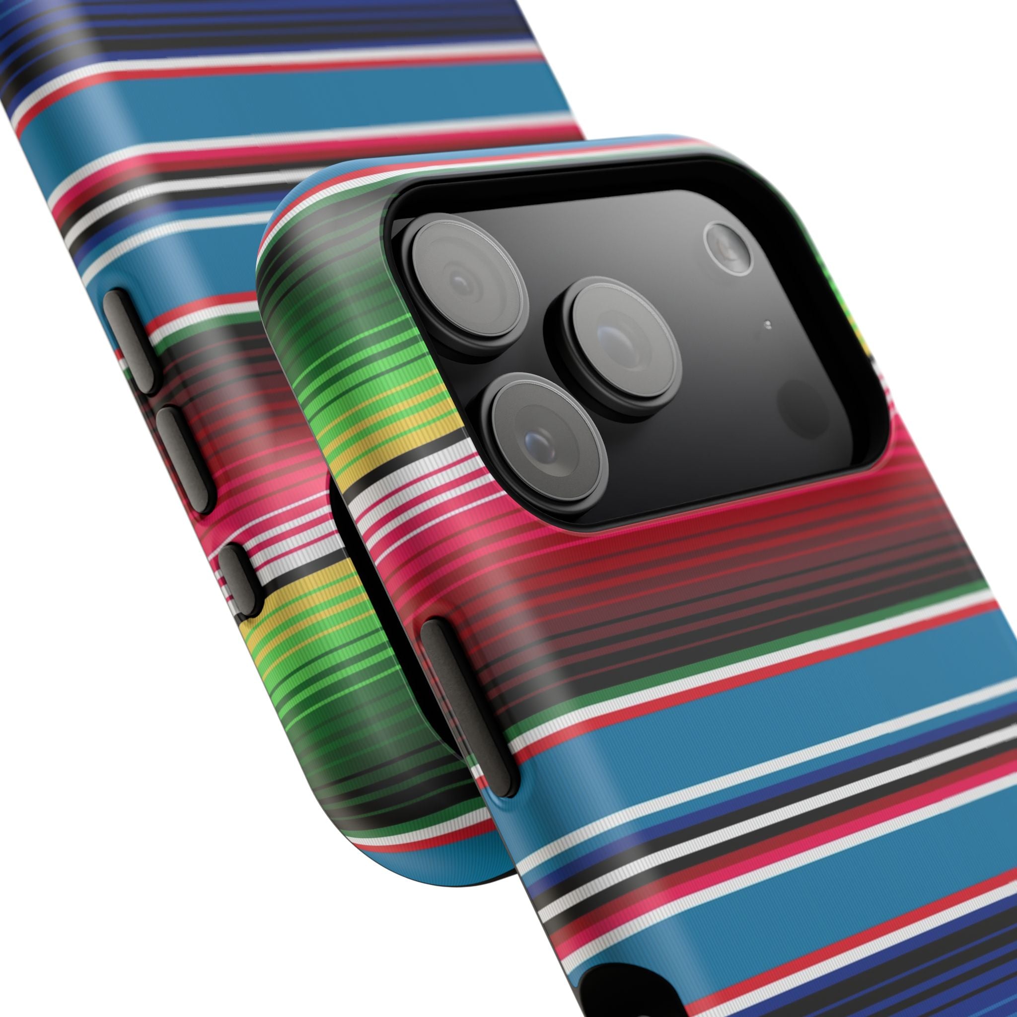 Sarape Striped Phone Case | Impact-Resistant