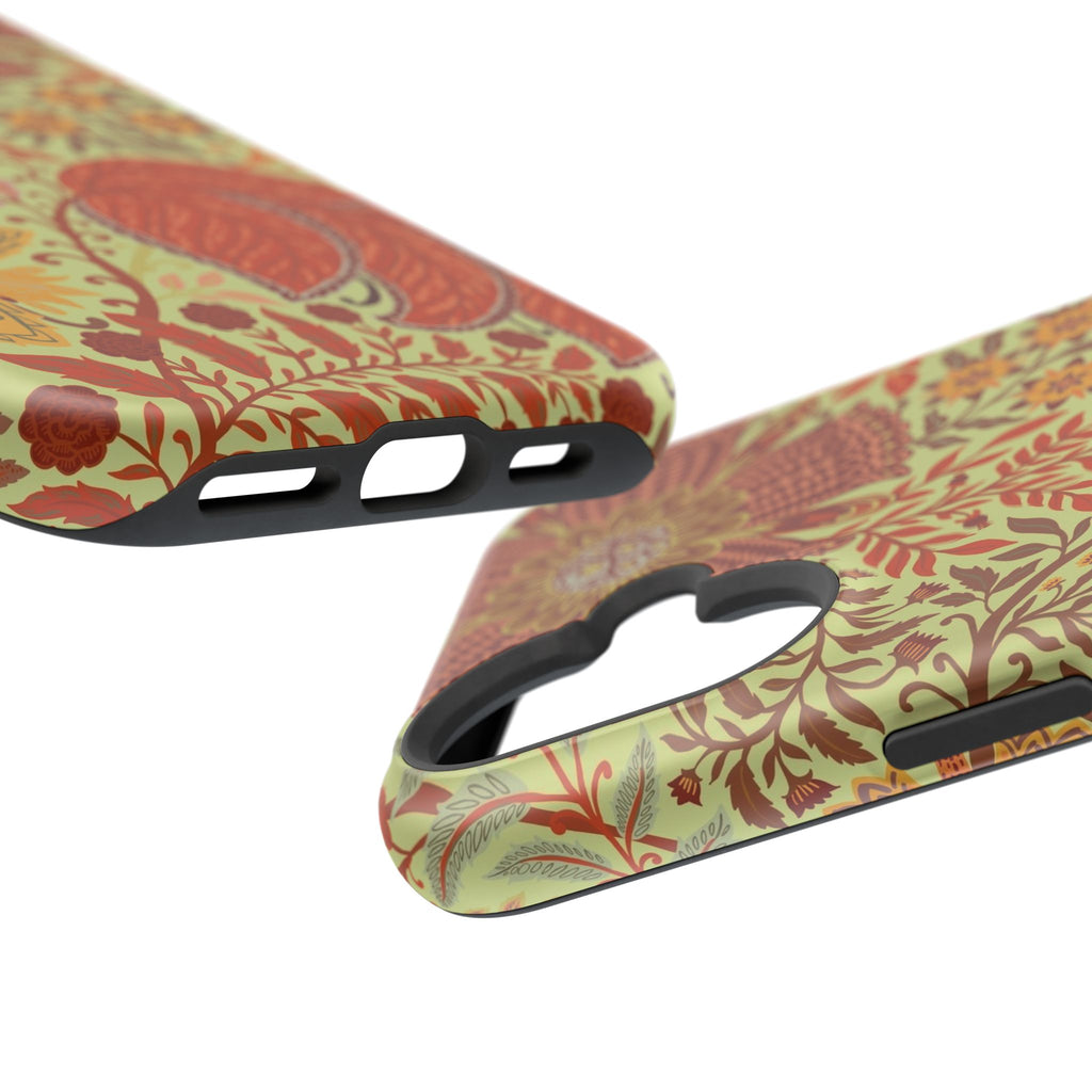 Floral Paisley Magnetic Impact-Resistant Phone Case