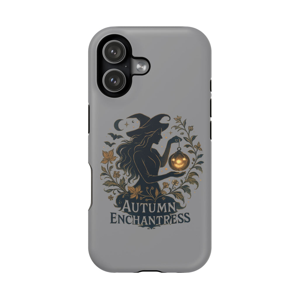 Autumn Enchantress Phone Case — Impact-Resistant Halloween Witch Design