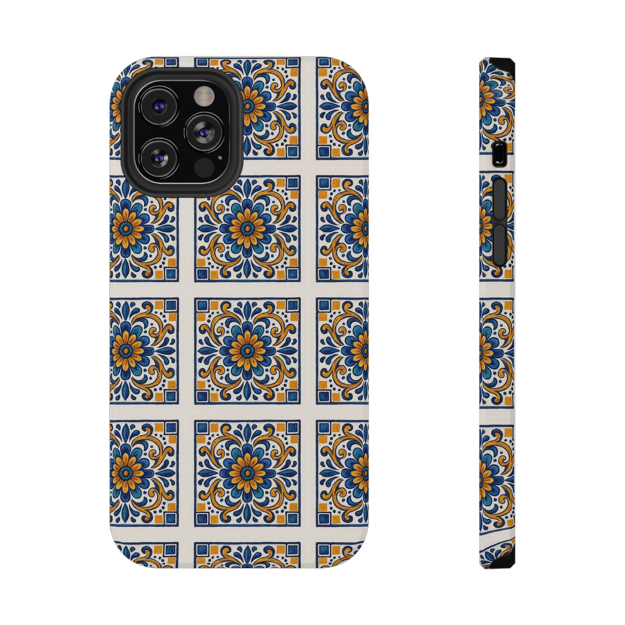 Colorful Floral Phone Case, Durable Impact-Resistant