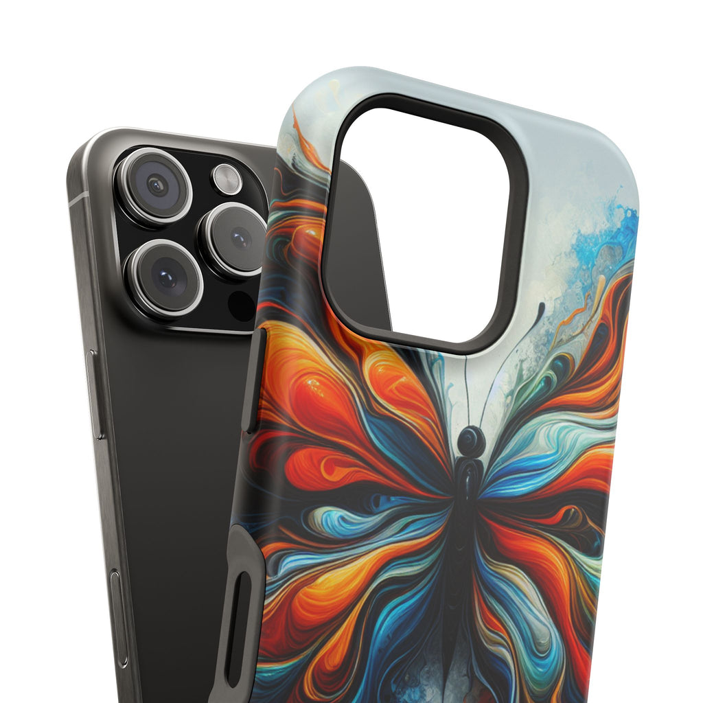 Vibrant Butterfly Impact Resistant Phone Case Unique Gift for Nature Lovers