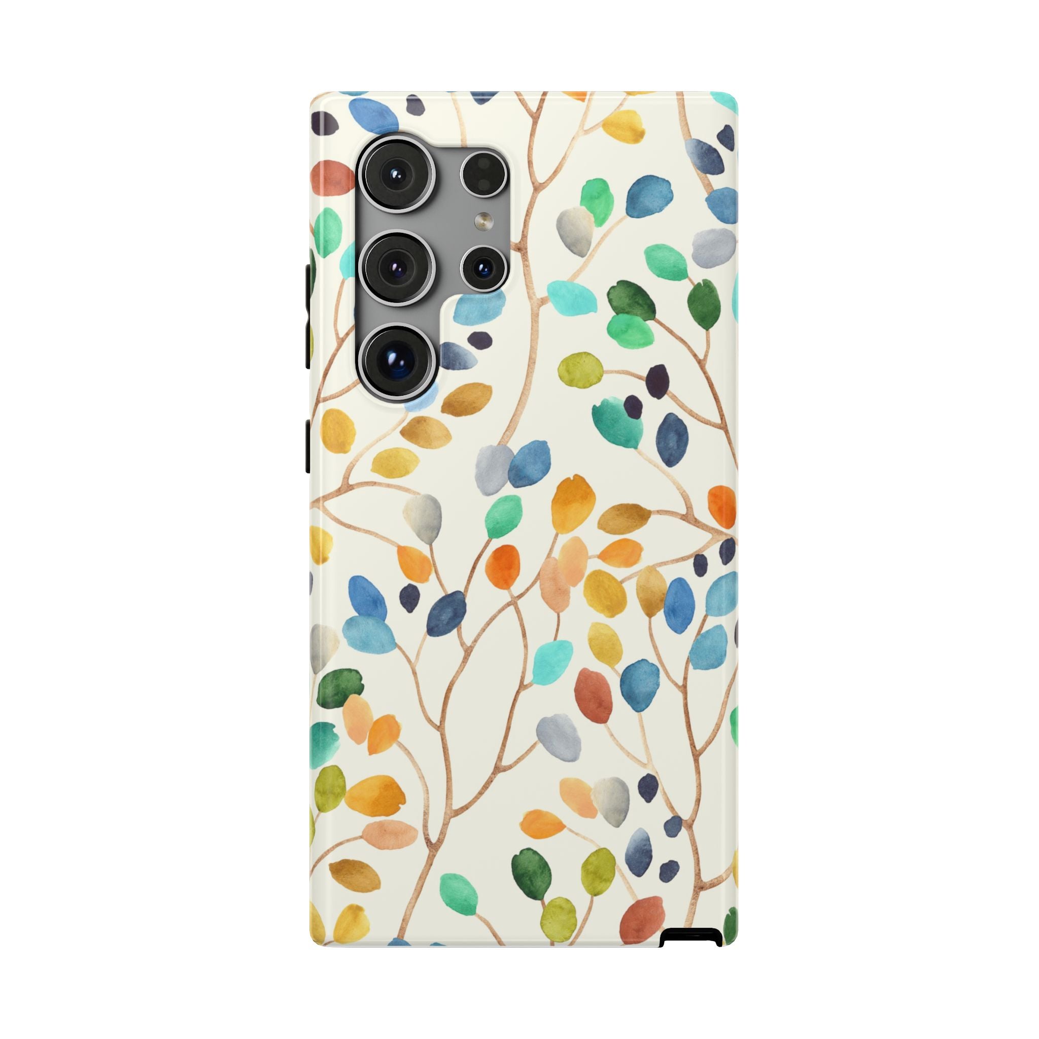 Vibrant Floral Phone Cases Impact-Resistant