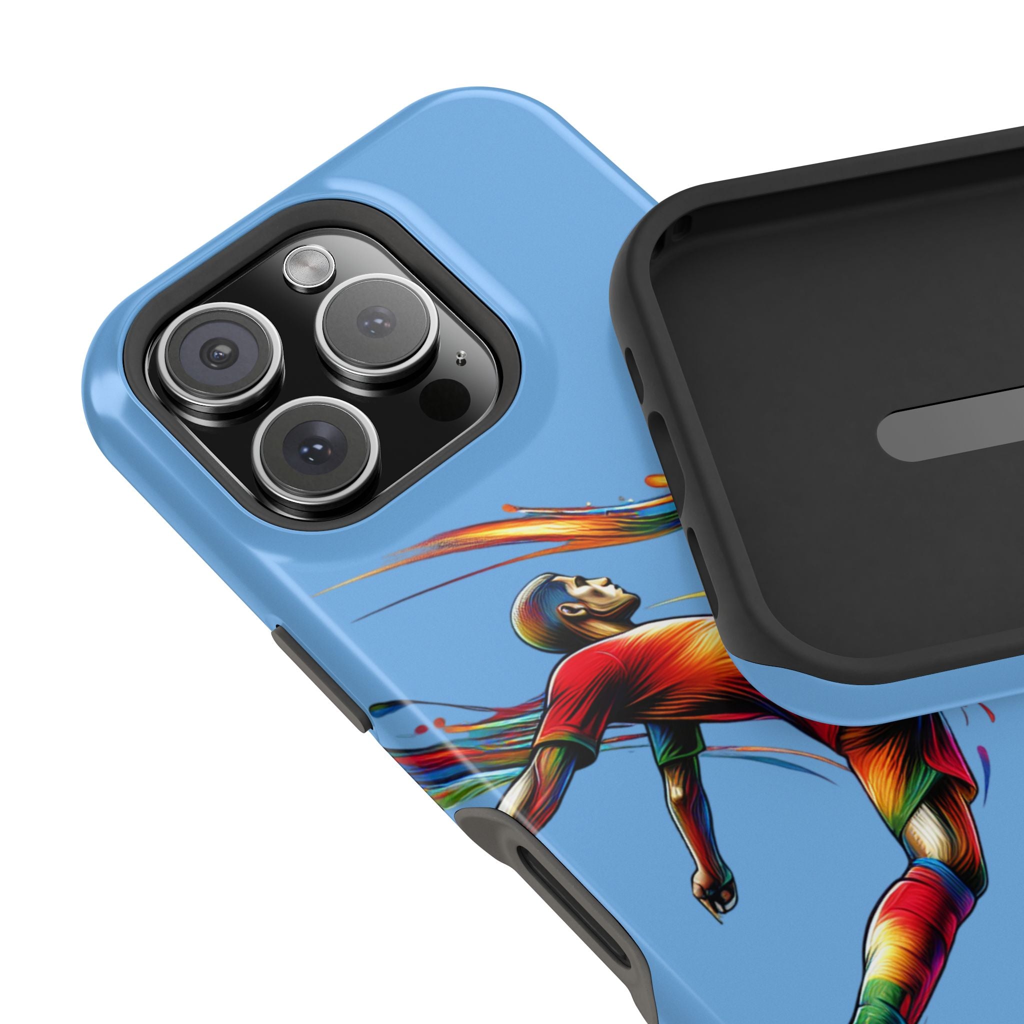 Soccer Art Impact Resistant Phone Case