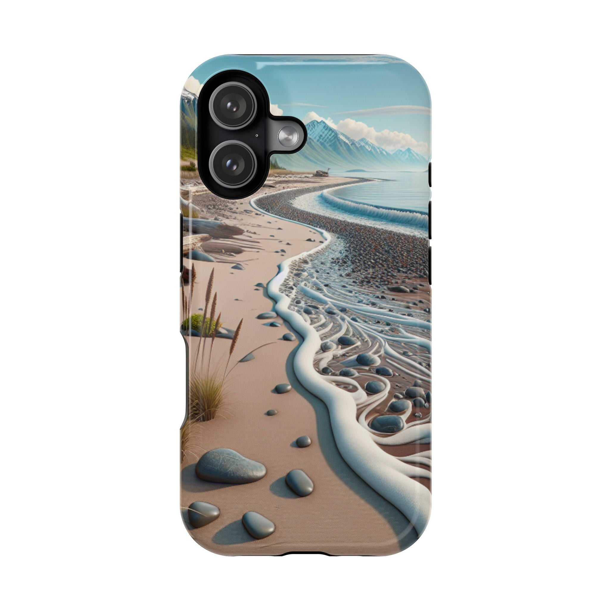 Beach Landscape Impact Resistant Phone Case