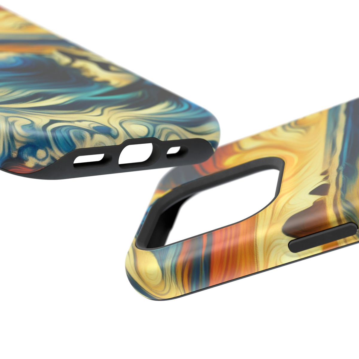 Impact Resistant Phone Case - Surfing Ocean Waves Design, Coastal Decor Gift