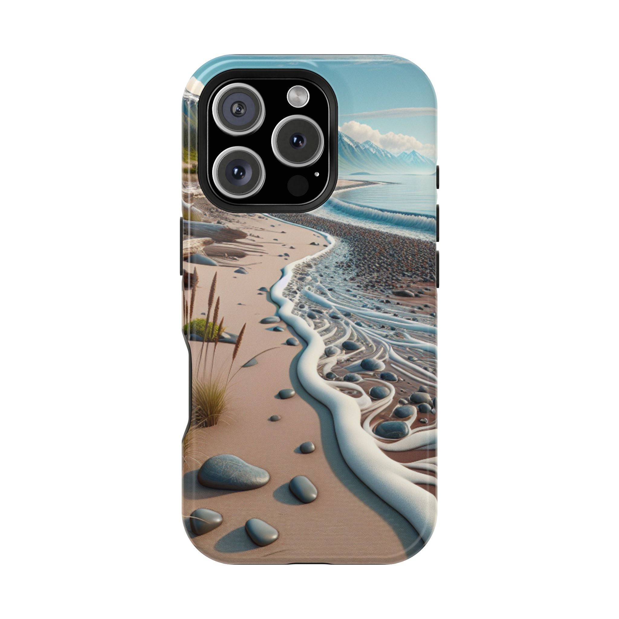 Beach Landscape Impact Resistant Phone Case