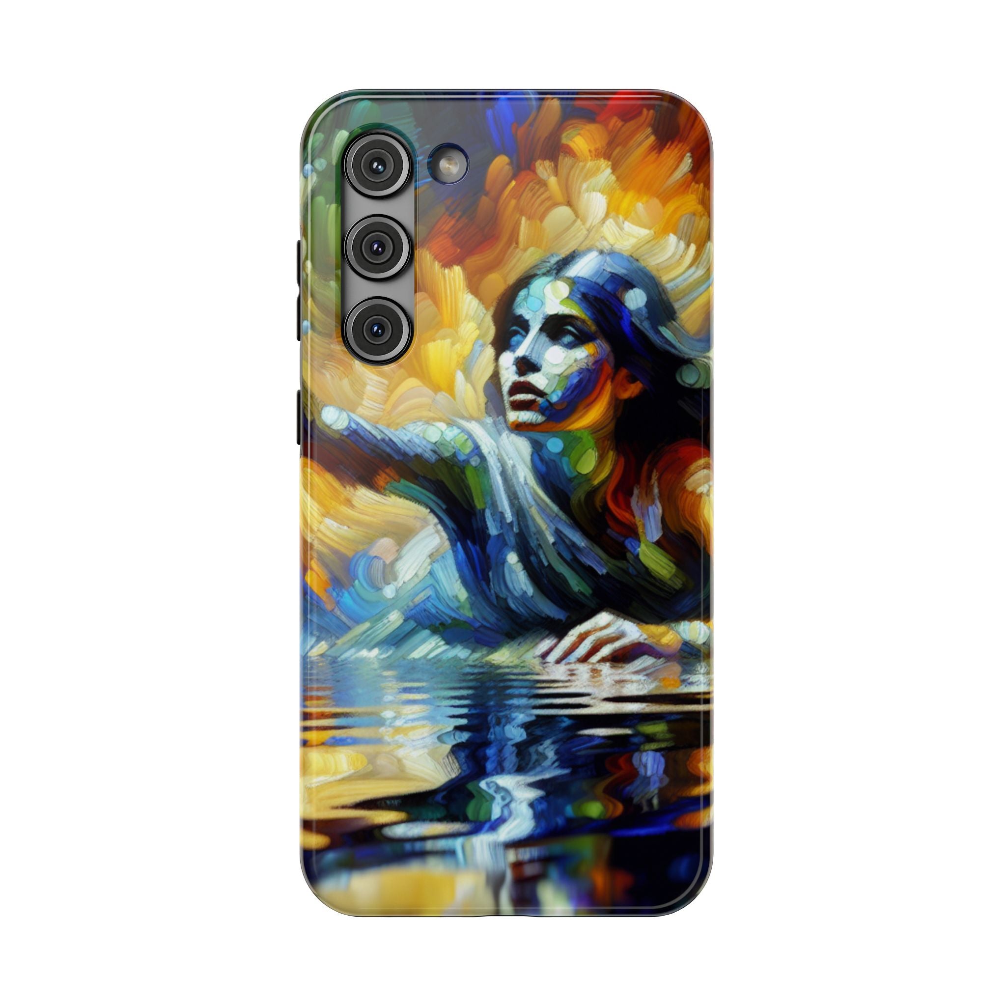 Abstract Woman Impact Resistant Phone Tough Case