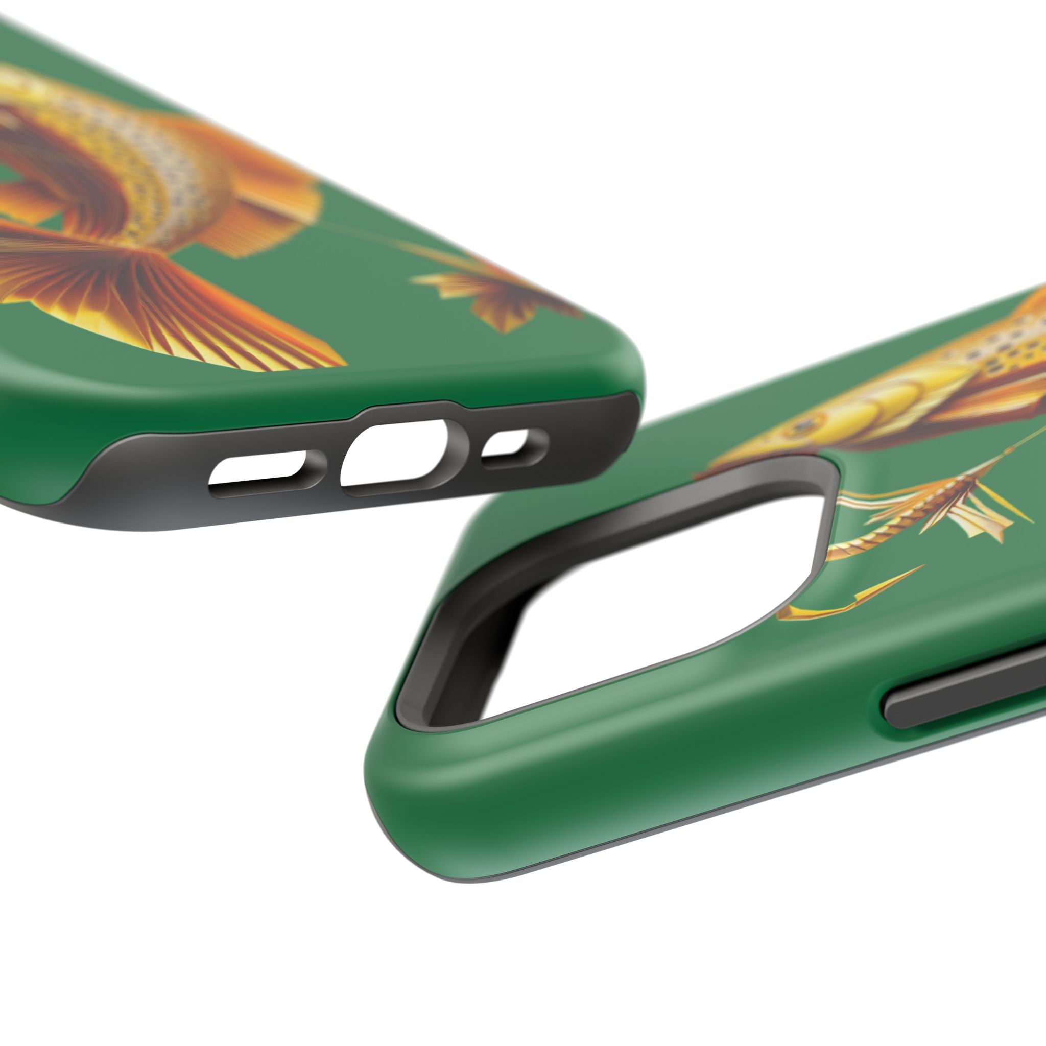 Impact Resistant Phone Case,  Lucky Charm Fish, Outdoor Enthusiast Gift