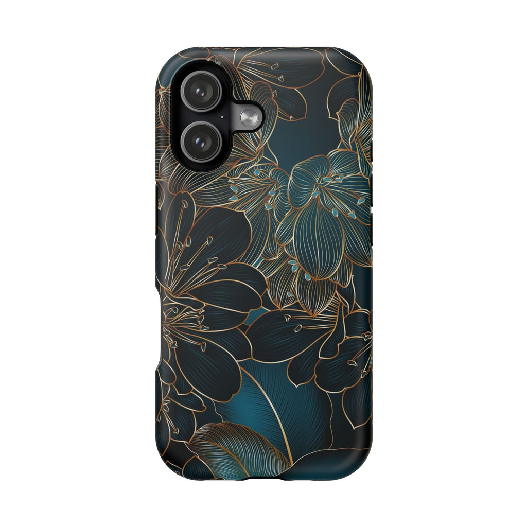 Floral Midnight Impact-Resistant New iPhone Phone Case