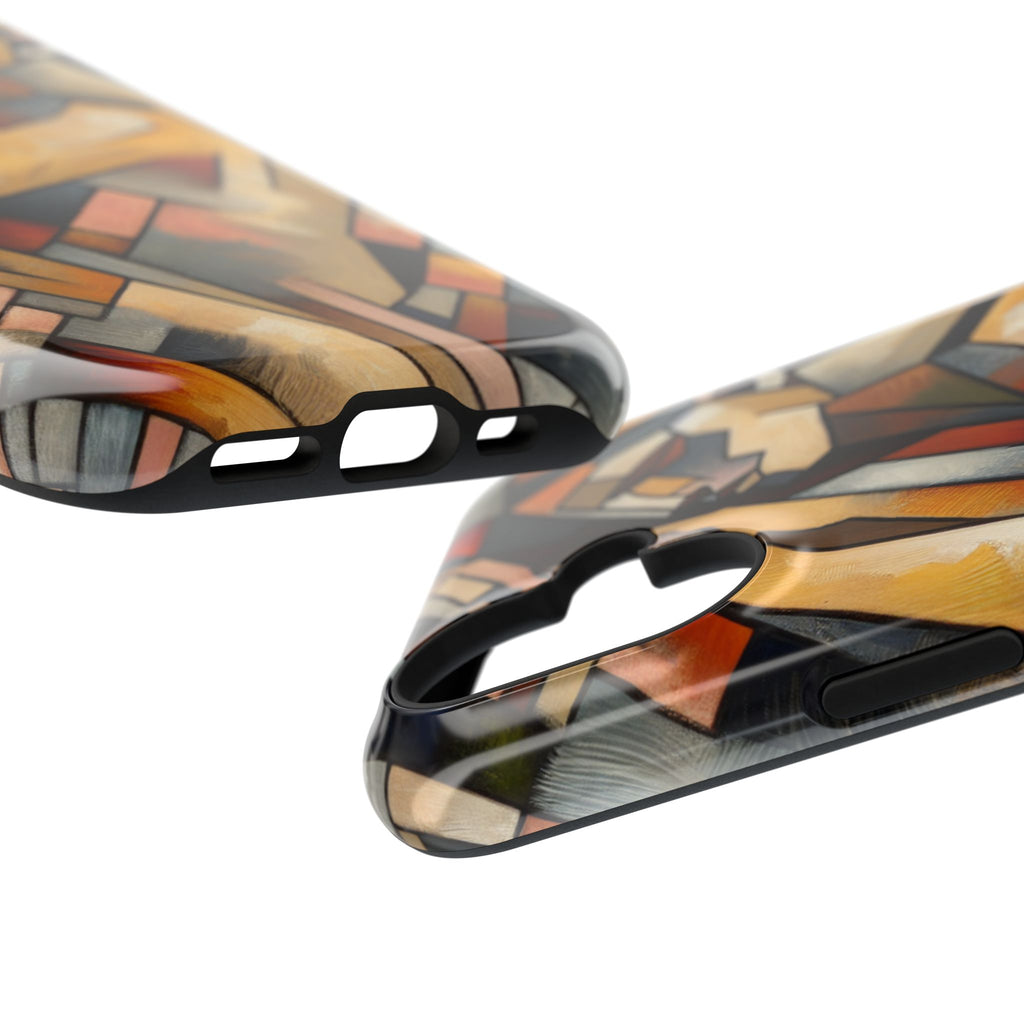 Impact Resistant Phone Case - Sleeping  Woman Abstract
