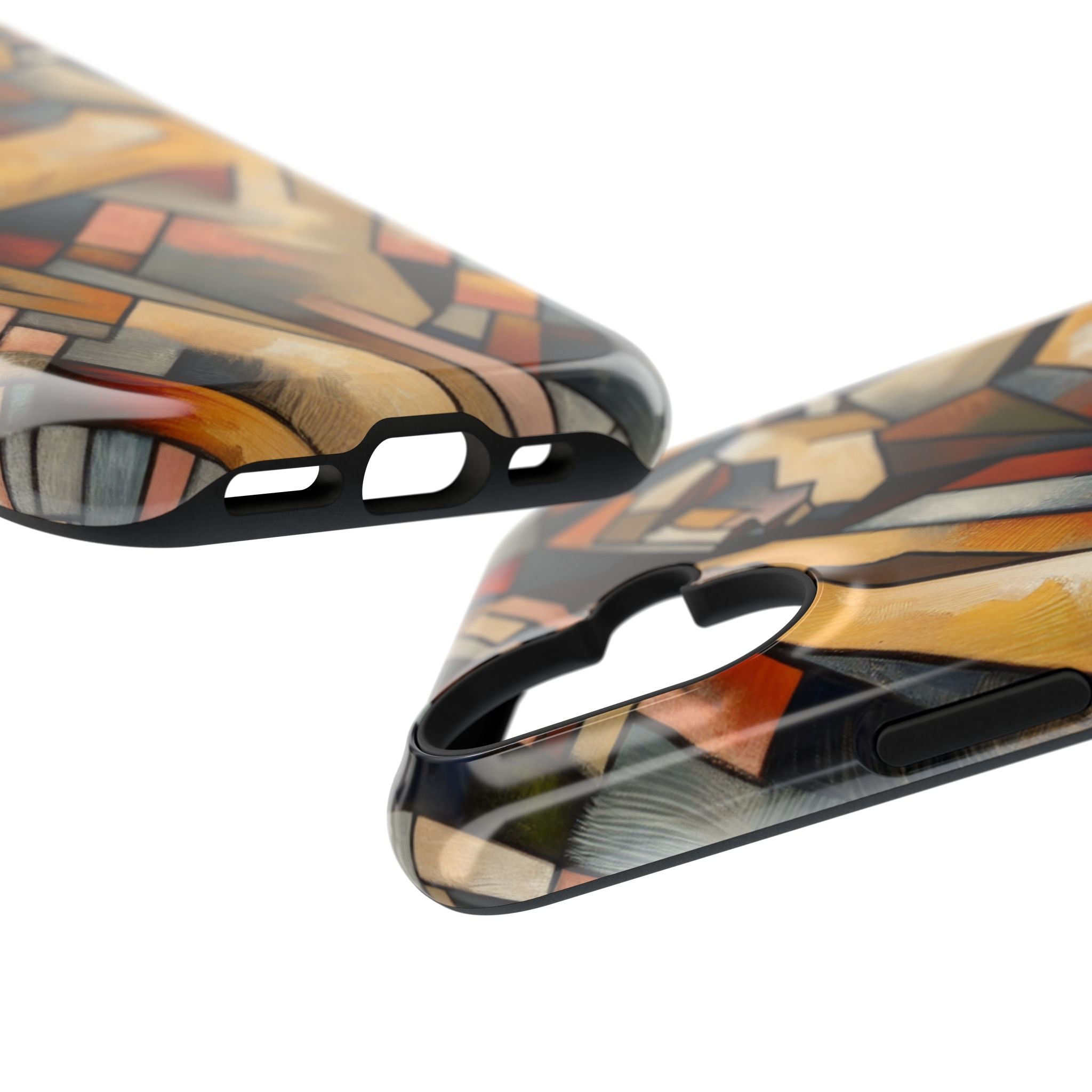 Impact Resistant Phone Case - Sleeping  Woman Abstract