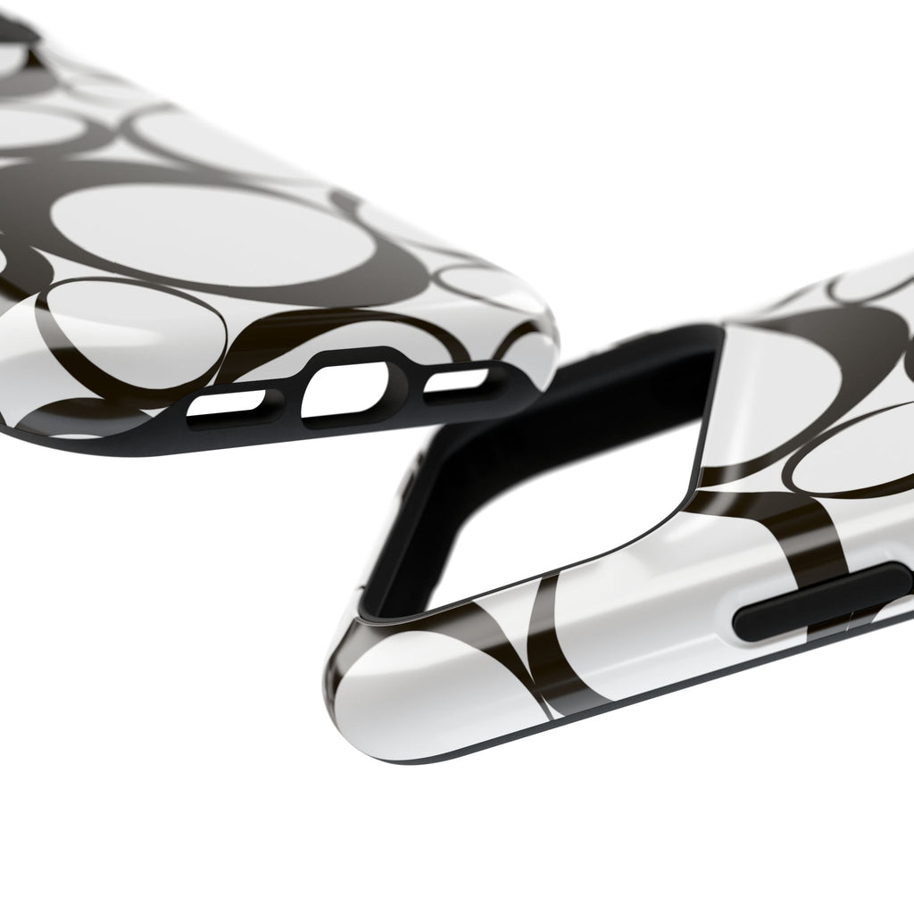 Black & White Impact-Resistant Phone Case - Durable