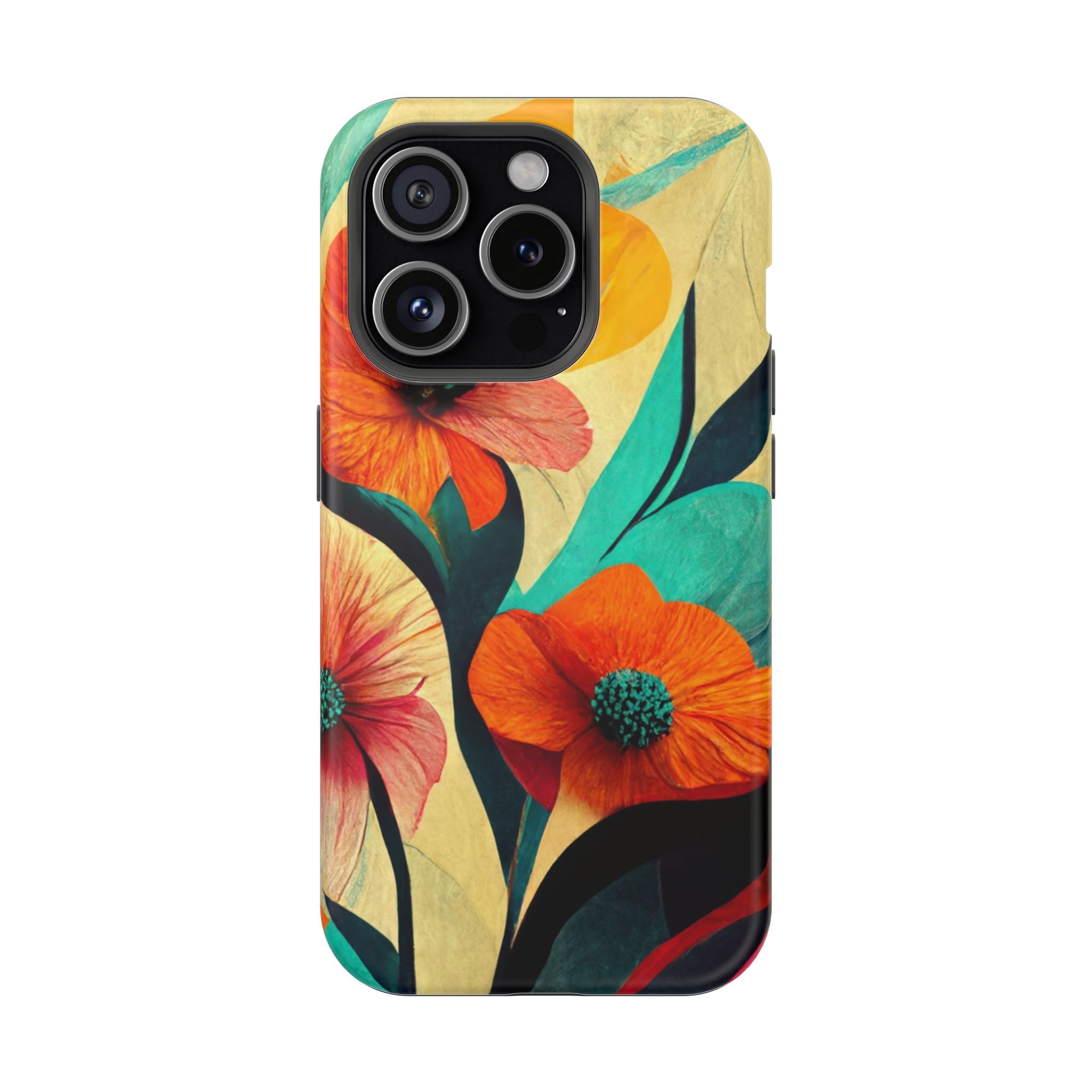 Floral Impact-Resistant Phone Case