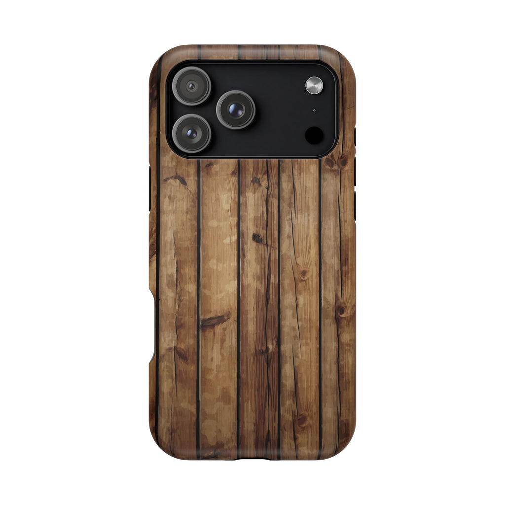 Rustic Wood Phone Case | Impact-Resistant