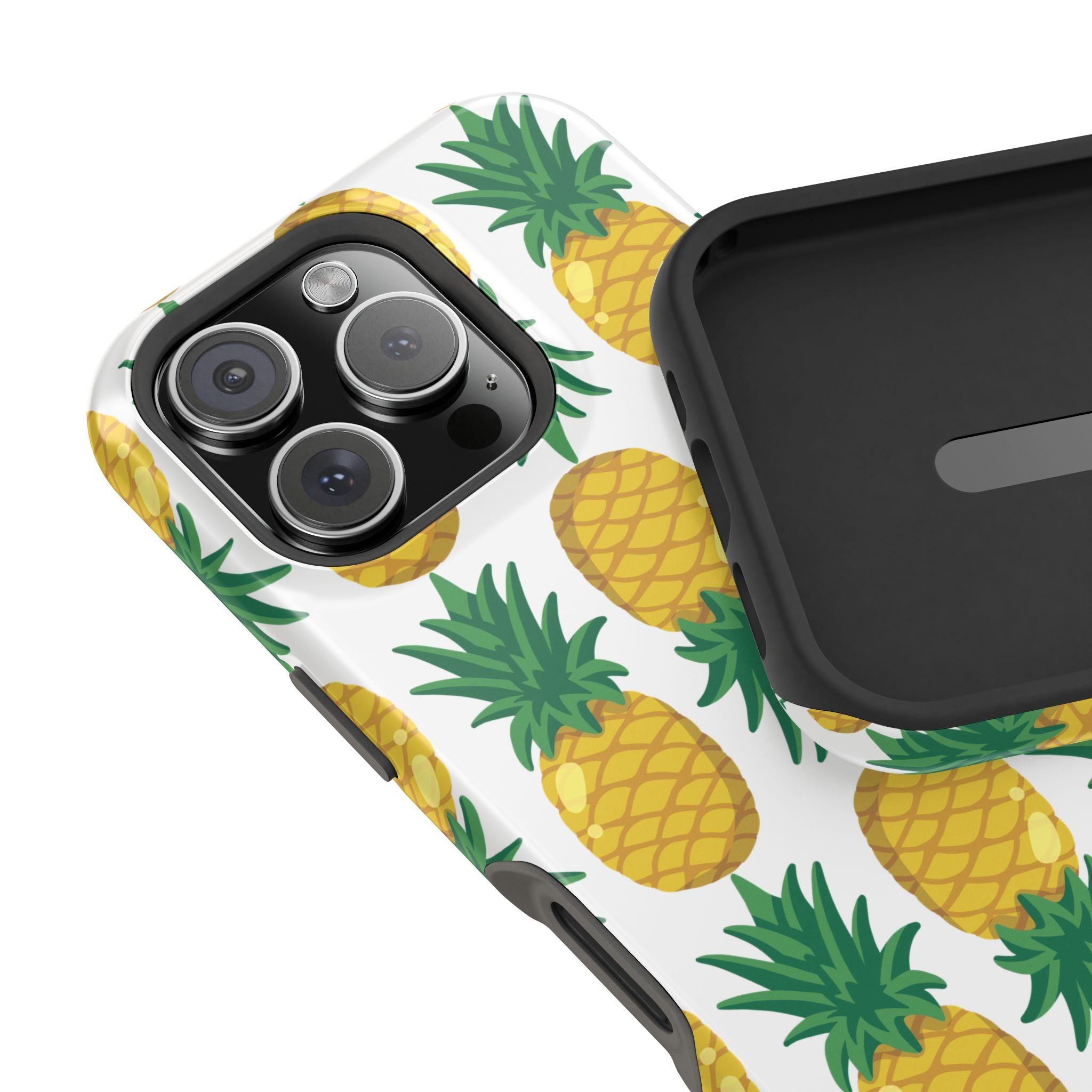 Pineapple Print Phone Case - Impact-Resistant