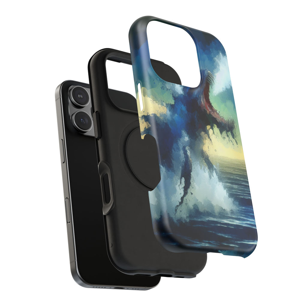 Impact Resistant Phone Tough Case - Creature Surfacing Design