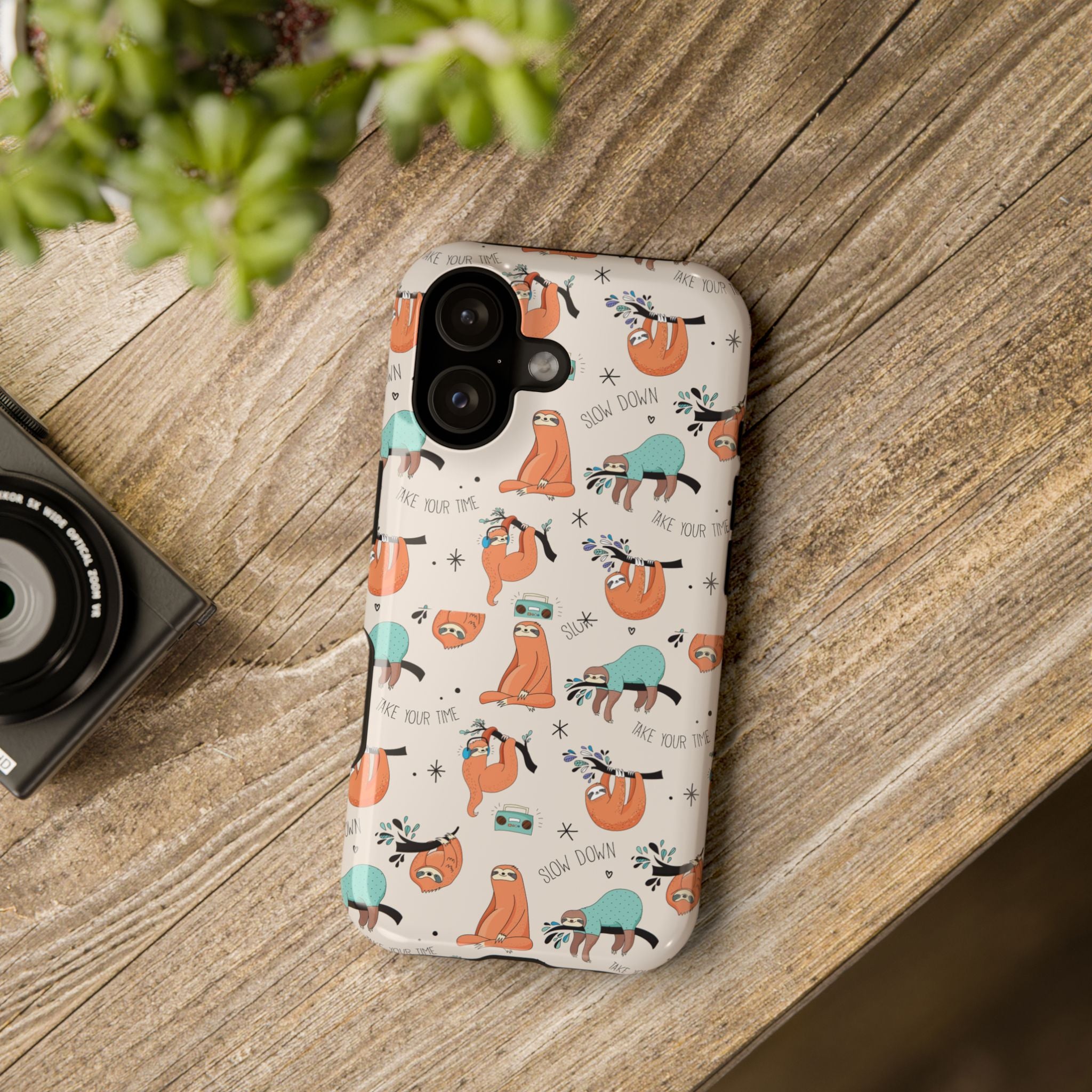 Sloth-Themed Phone Cases
